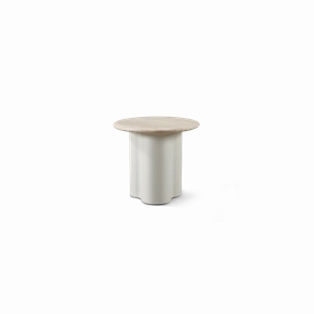 Porto Aluminum Round Side Table 22"outdoor side table for patio furniture