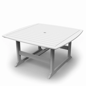 Portsmouth 56" Square Dining TableHDPE eco-friendly polywood furniture set