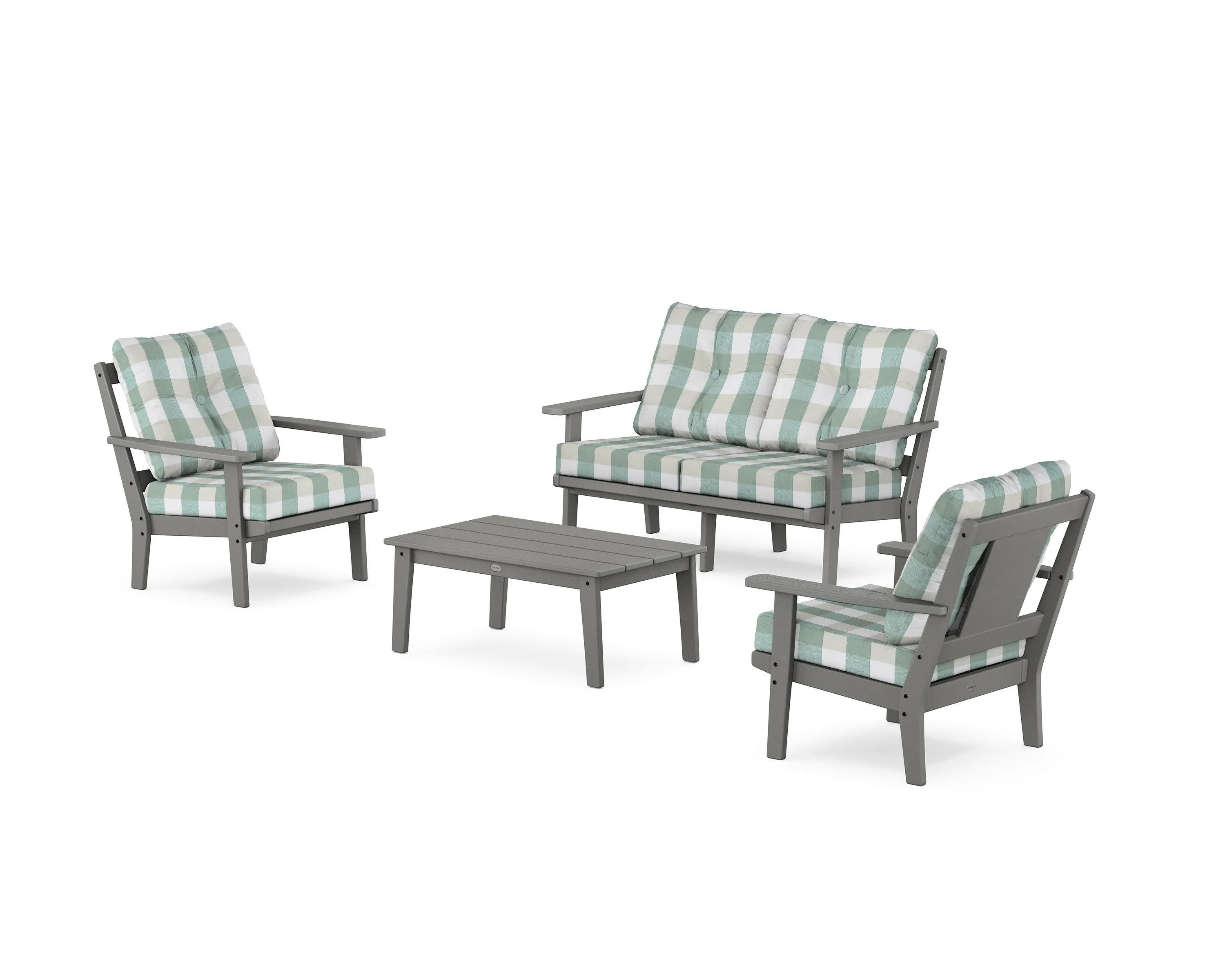Prairie 4-Piece Deep Seating Set with Loveseat