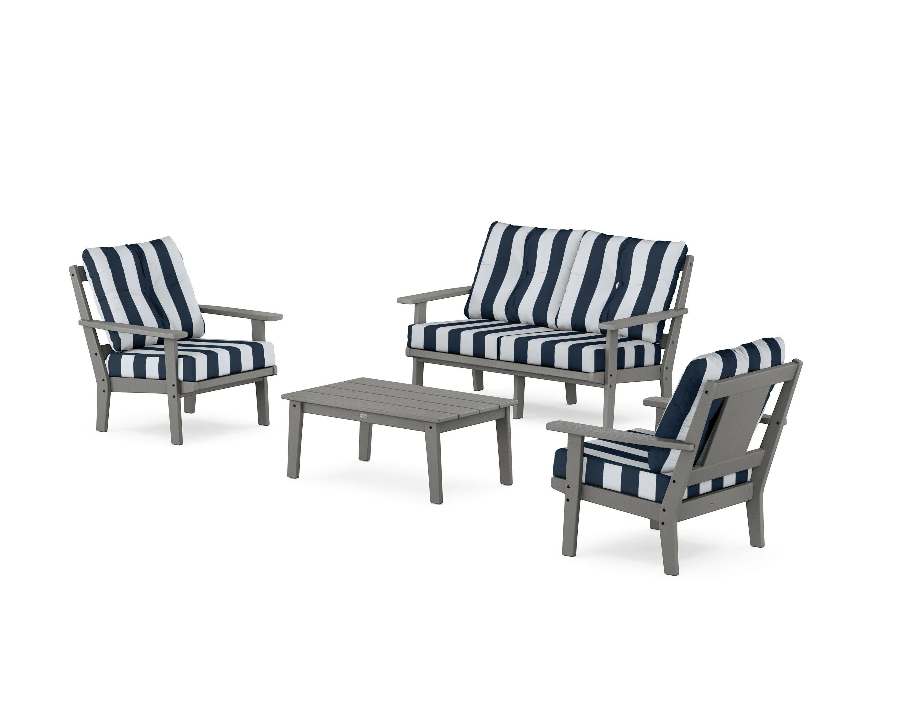 Prairie 4-Piece Deep Seating Set with Loveseat
