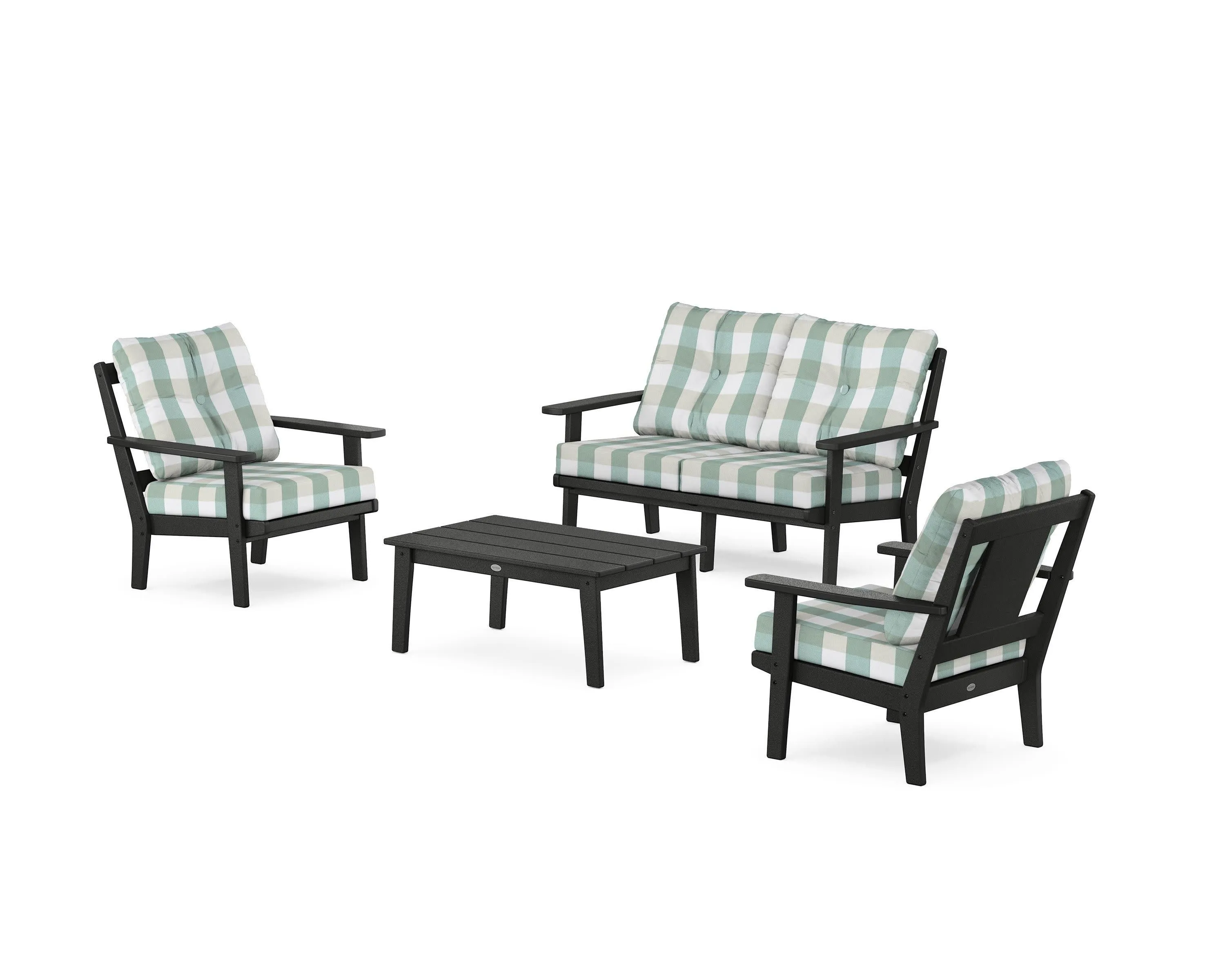 Prairie 4-Piece Deep Seating Set with Loveseat