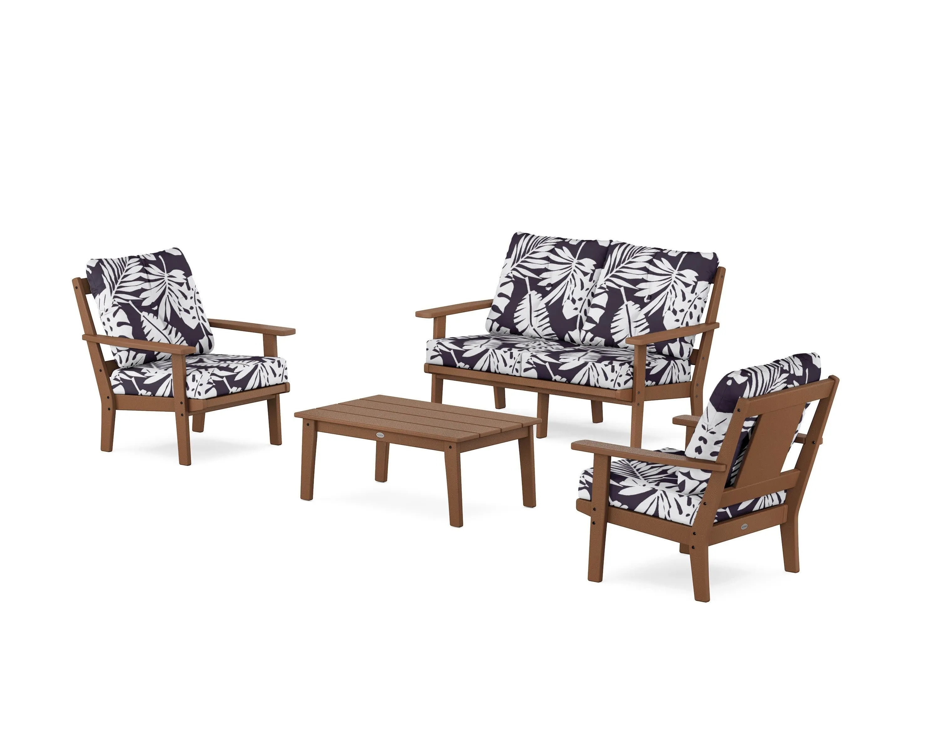 Prairie 4-Piece Deep Seating Set with Loveseat