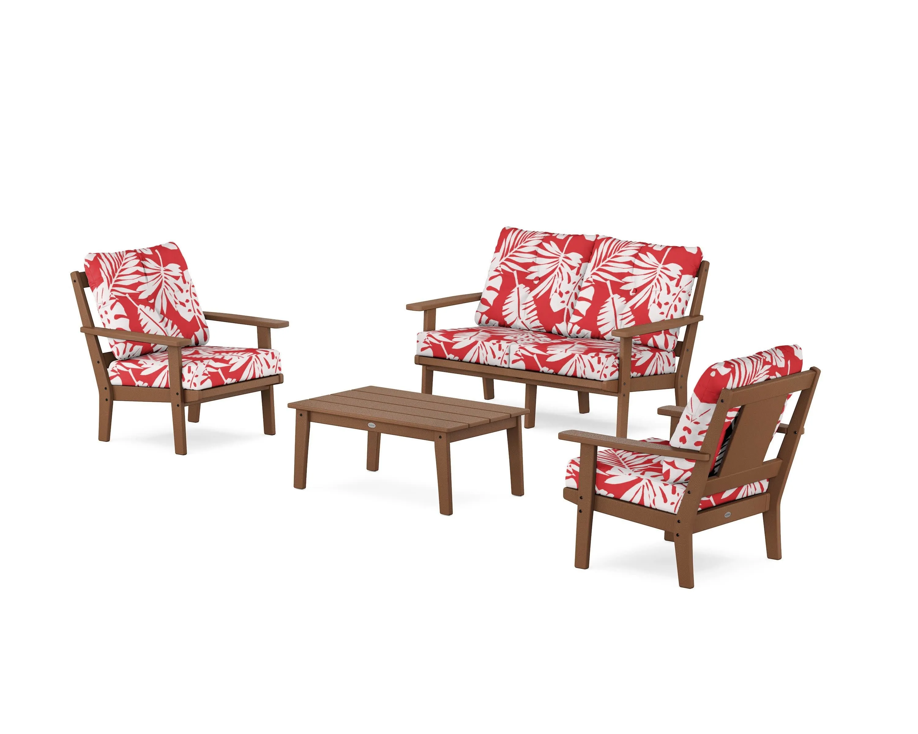 Prairie 4-Piece Deep Seating Set with Loveseat