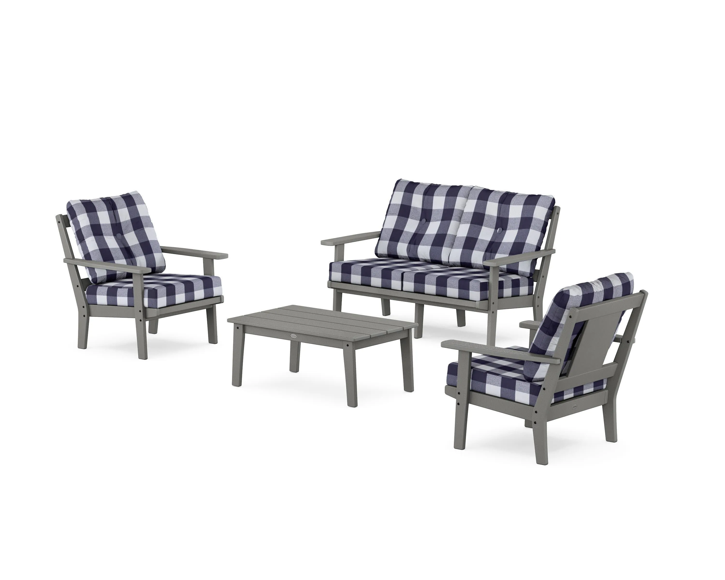 Prairie 4-Piece Deep Seating Set with Loveseat