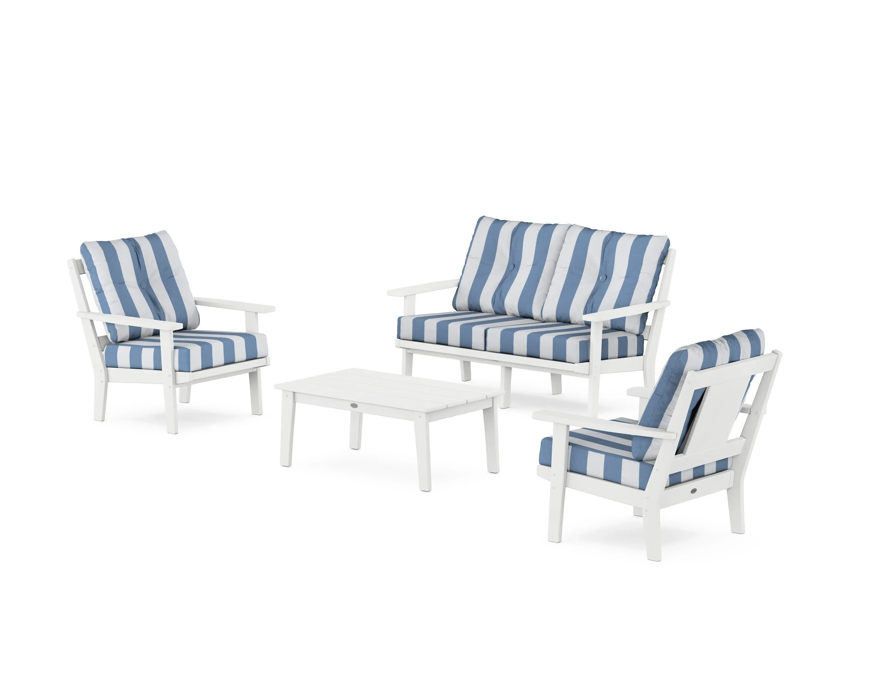 Prairie 4-Piece Deep Seating Set with Loveseat