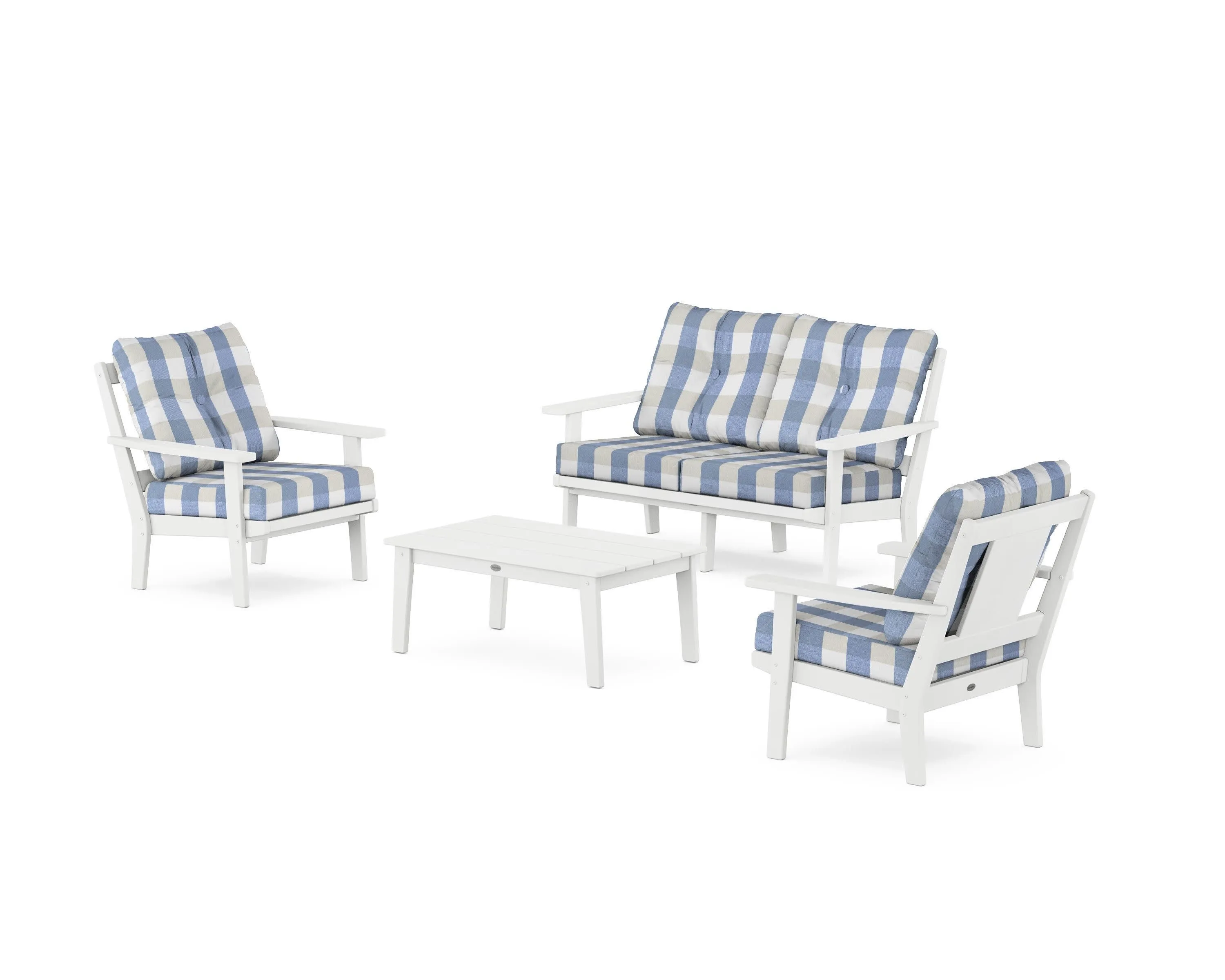 Prairie 4-Piece Deep Seating Set with Loveseat