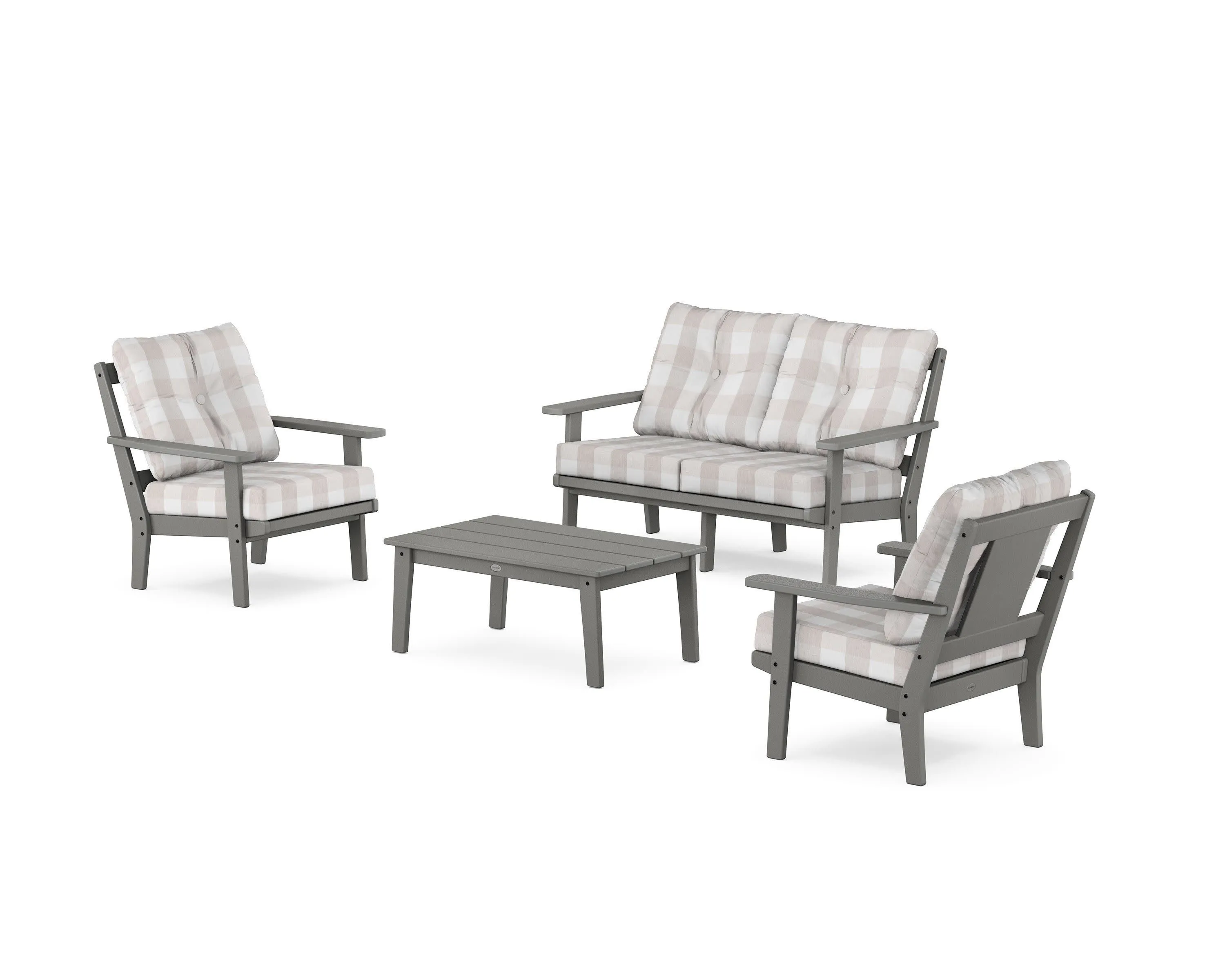 Prairie 4-Piece Deep Seating Set with Loveseat