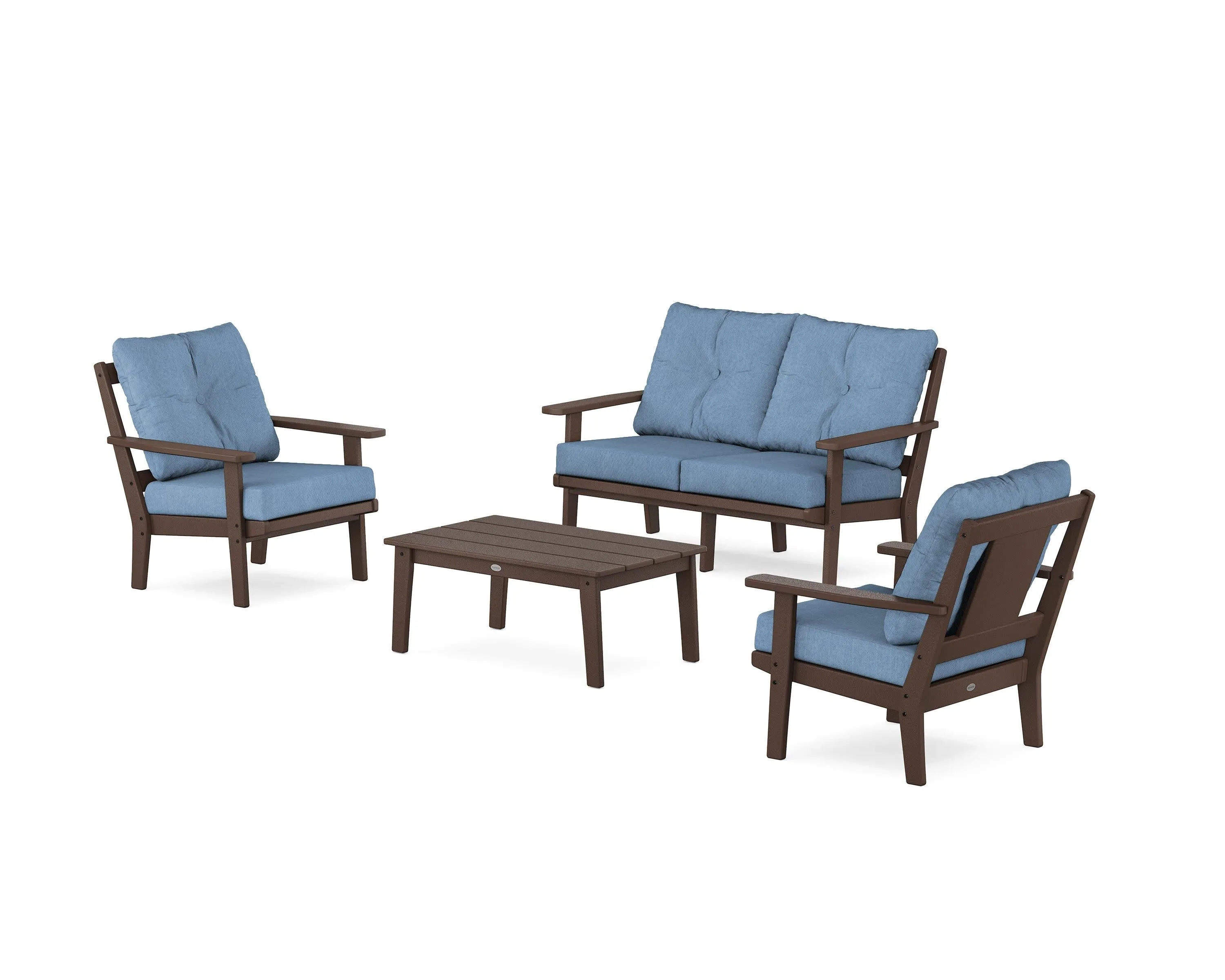Prairie 4-Piece Deep Seating Set with Loveseat