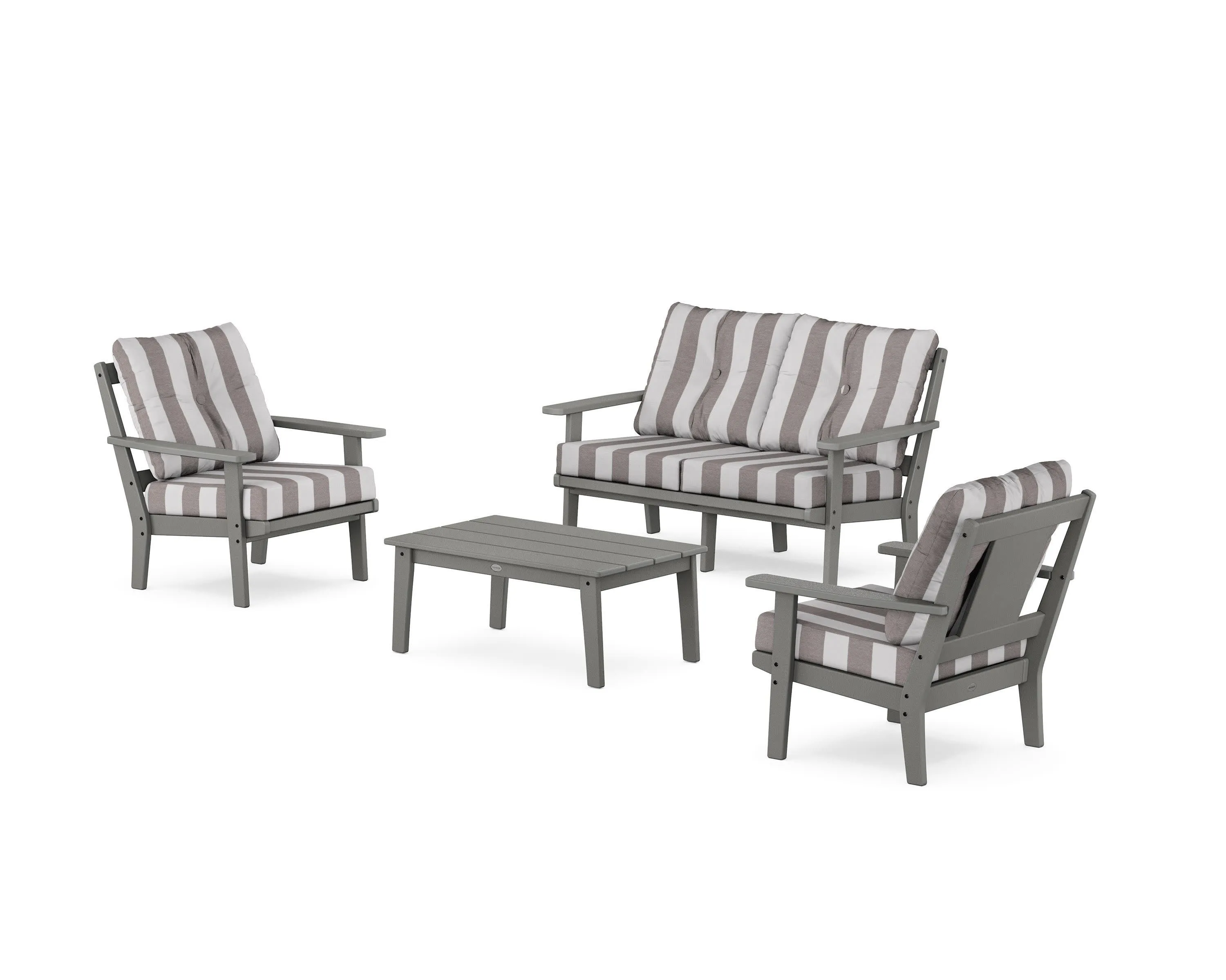 Prairie 4-Piece Deep Seating Set with Loveseat