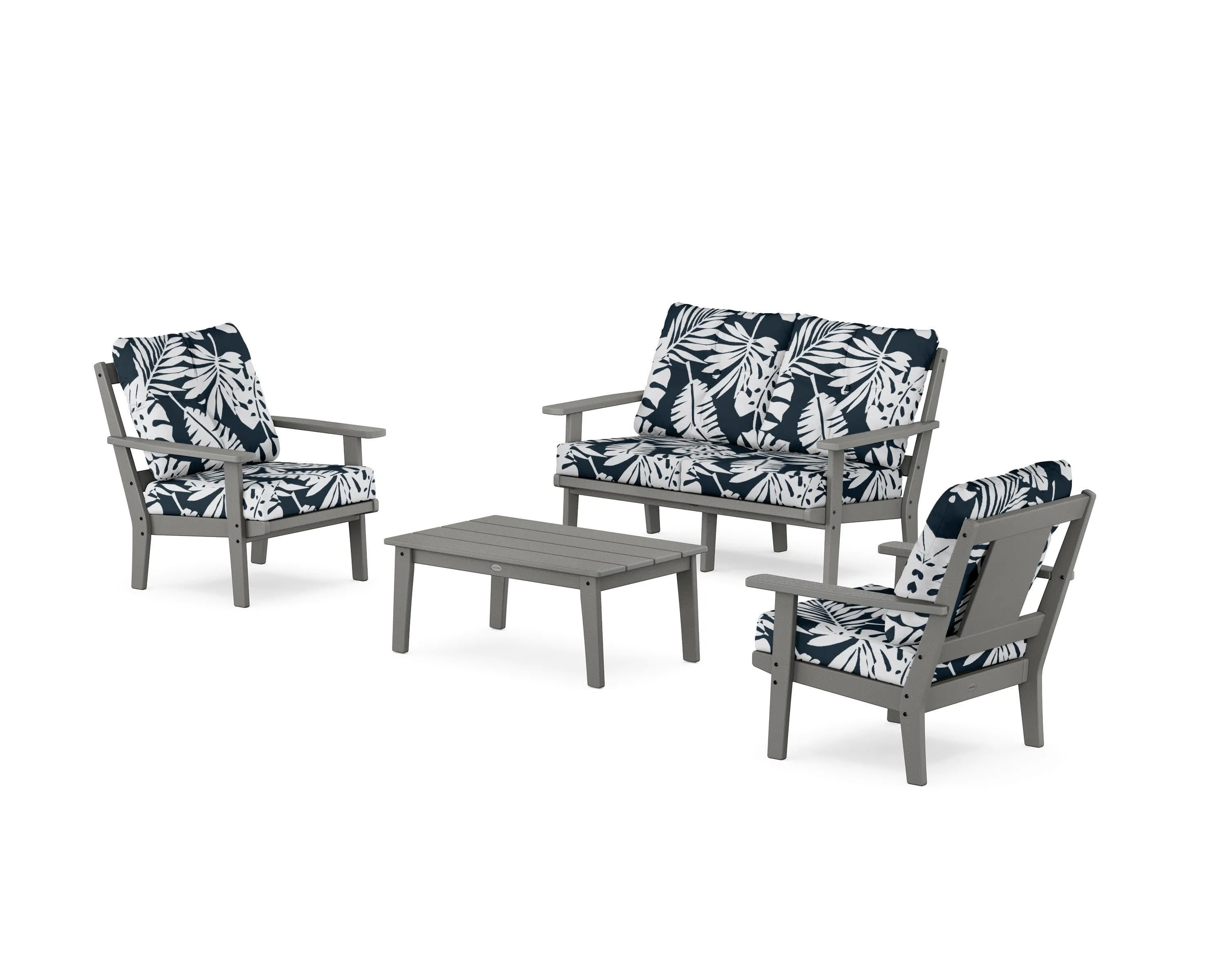 Prairie 4-Piece Deep Seating Set with Loveseat
