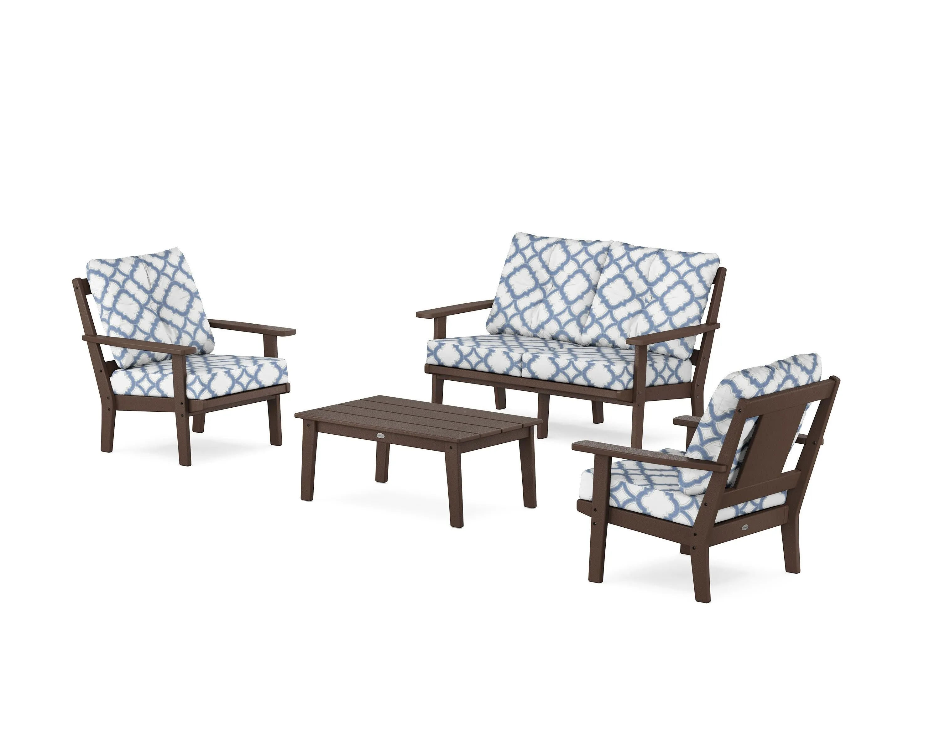 Prairie 4-Piece Deep Seating Set with Loveseat