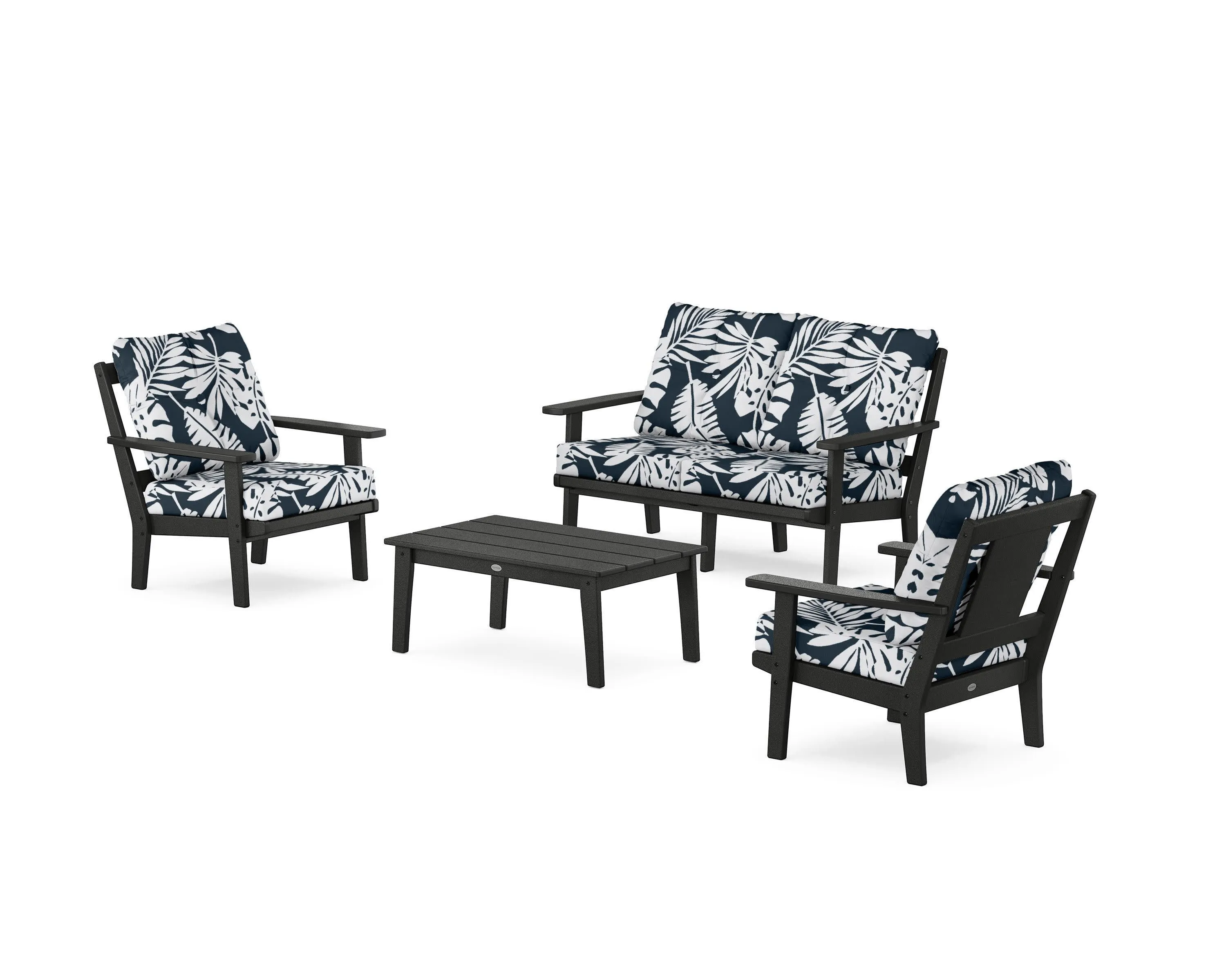 Prairie 4-Piece Deep Seating Set with Loveseat