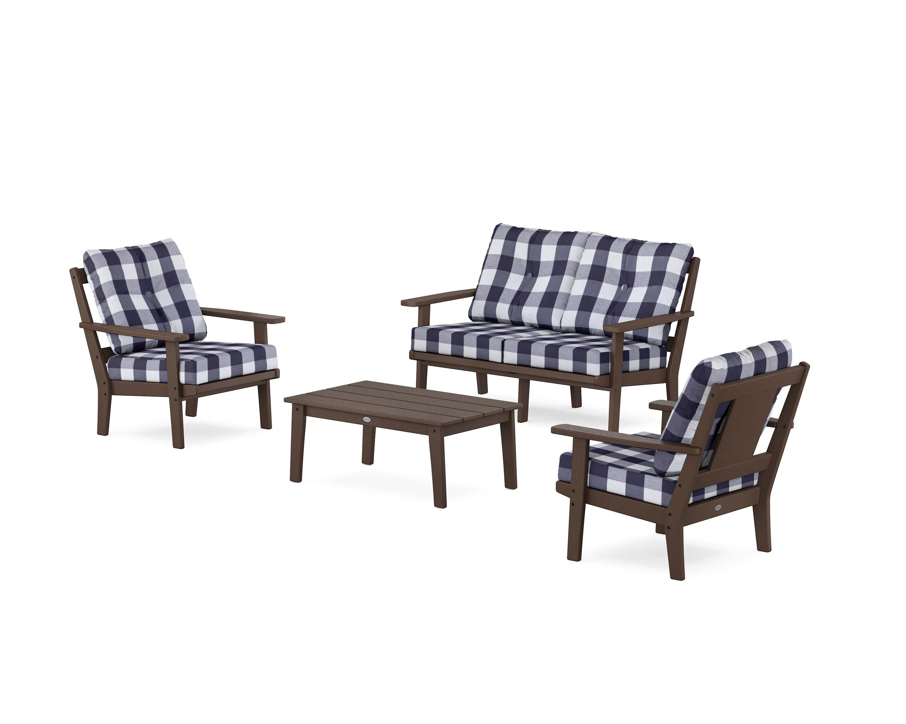 Prairie 4-Piece Deep Seating Set with Loveseat