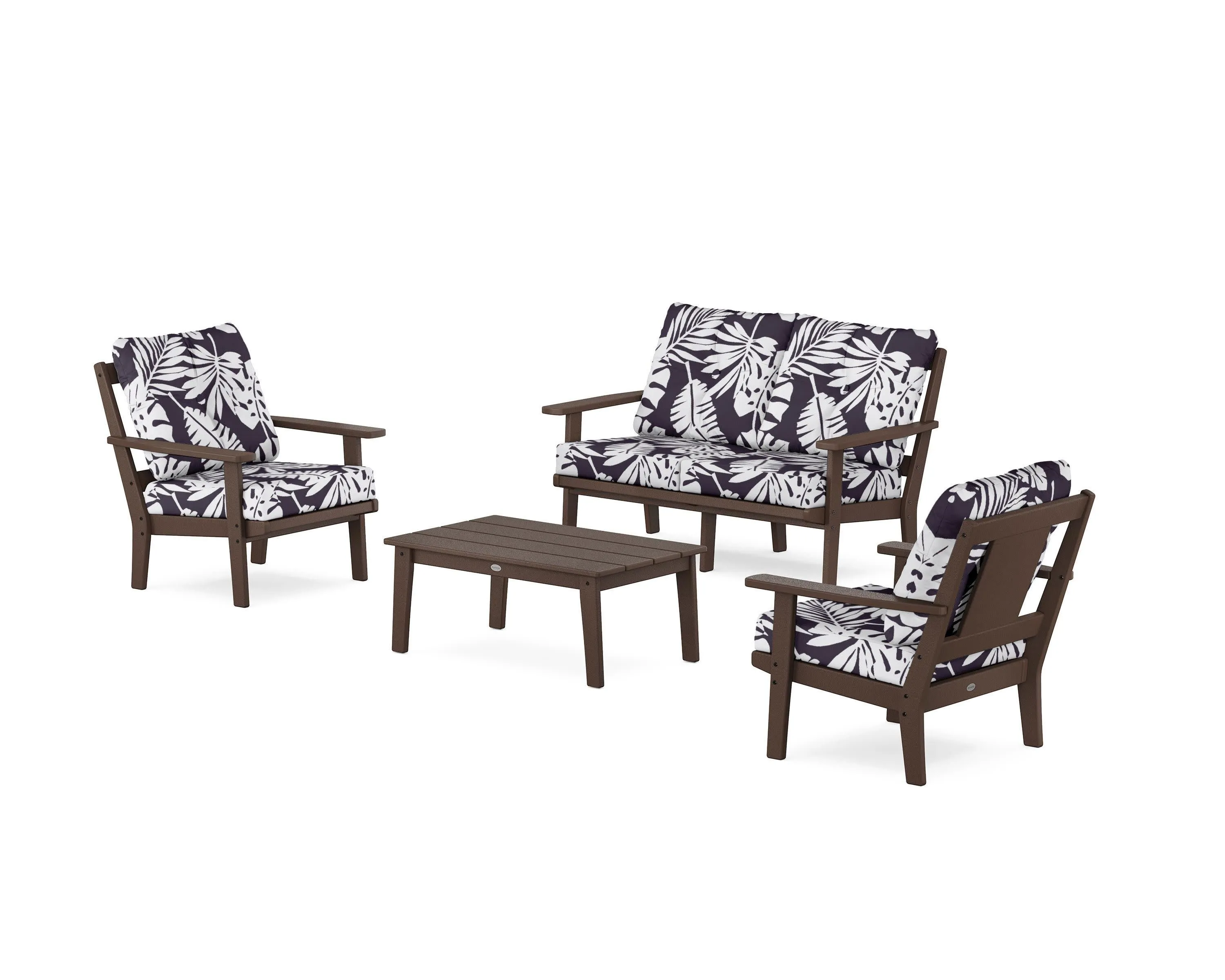 Prairie 4-Piece Deep Seating Set with Loveseat