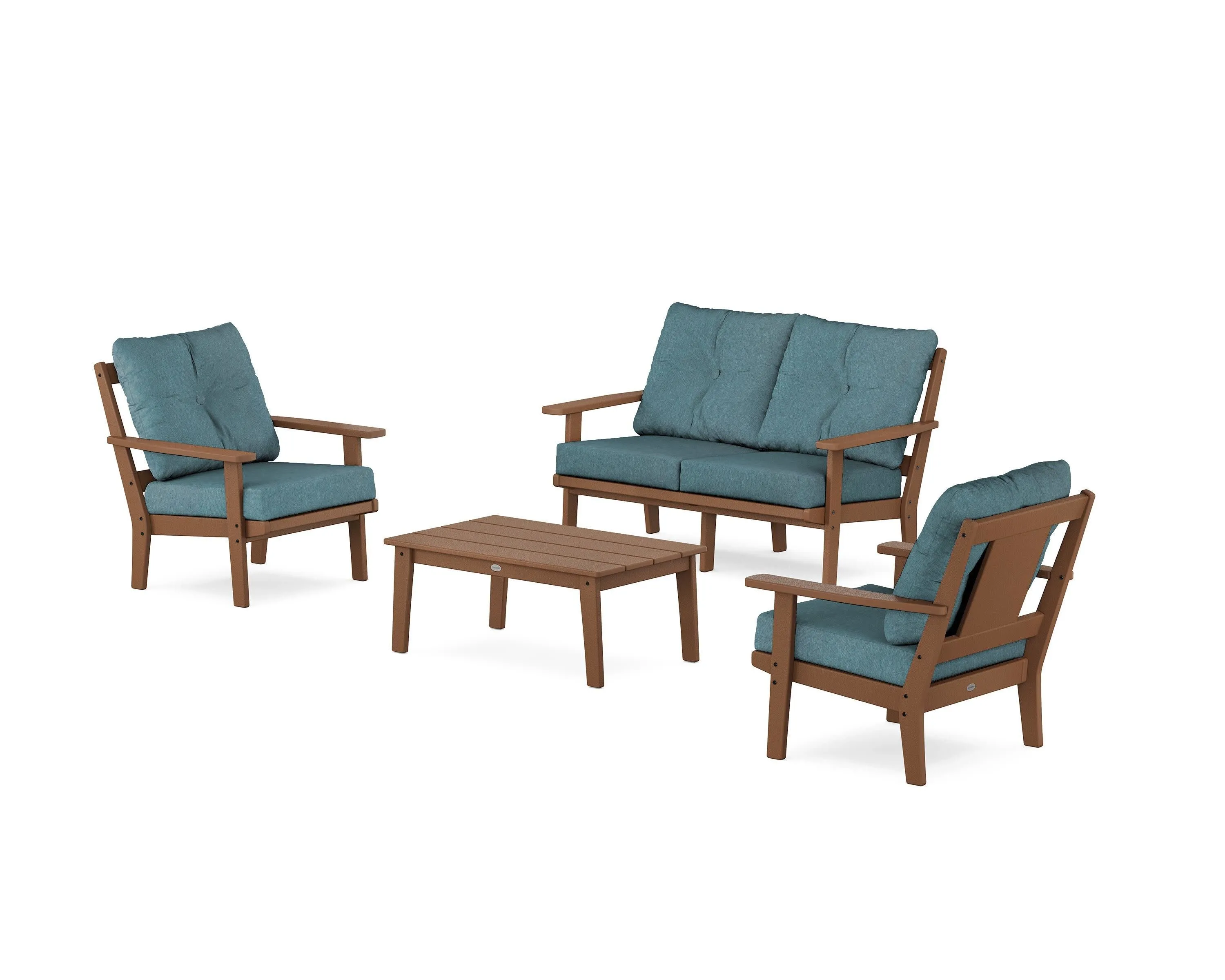 Prairie 4-Piece Deep Seating Set with Loveseat