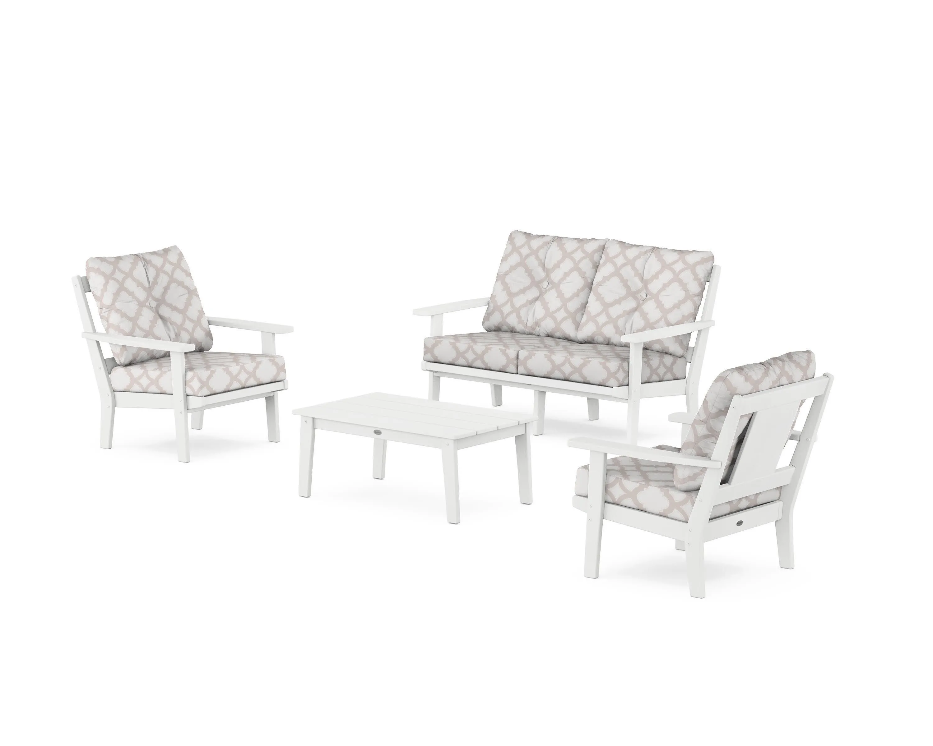 Prairie 4-Piece Deep Seating Set with Loveseat