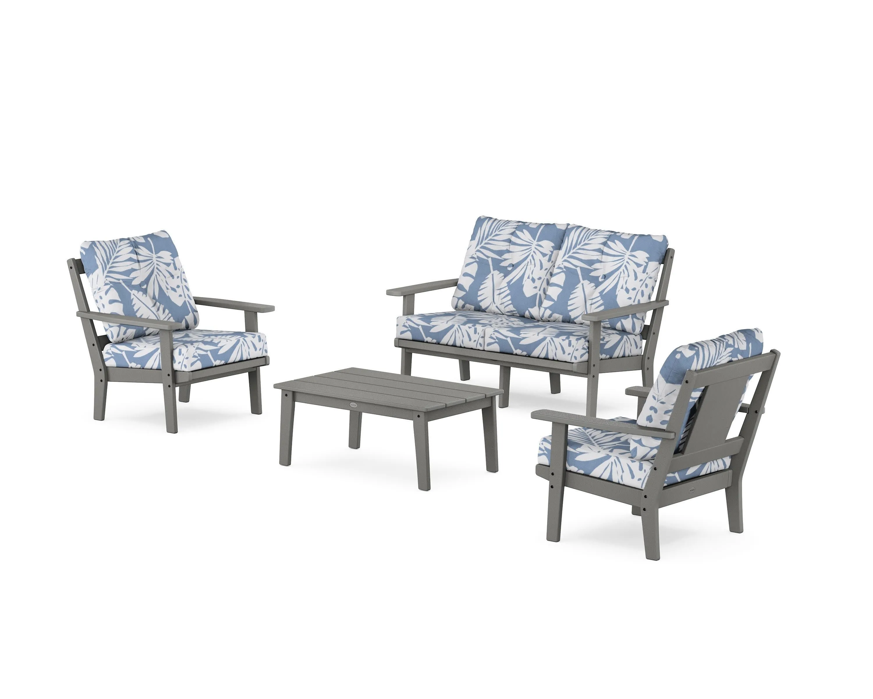 Prairie 4-Piece Deep Seating Set with Loveseat
