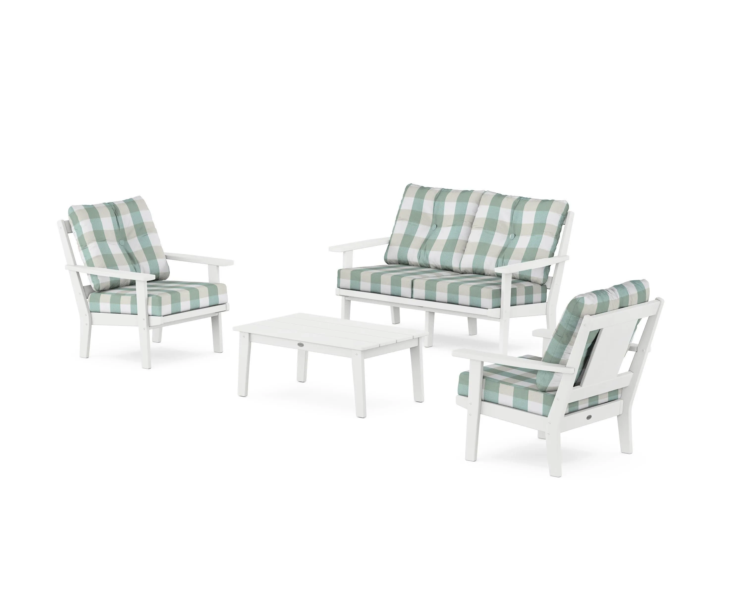 Prairie 4-Piece Deep Seating Set with Loveseat