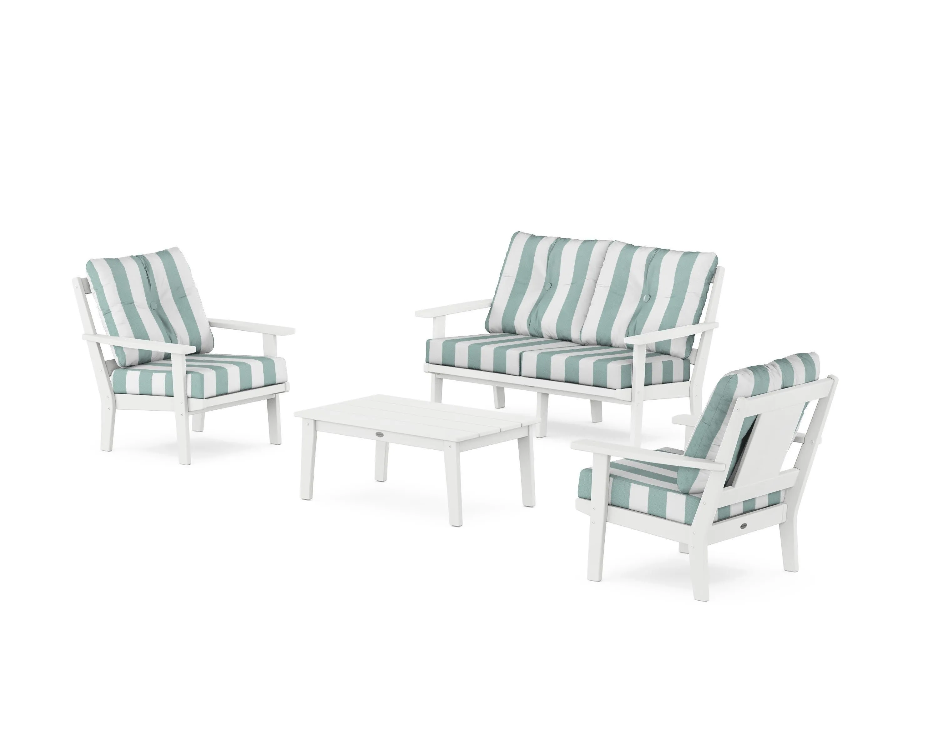 Prairie 4-Piece Deep Seating Set with Loveseat