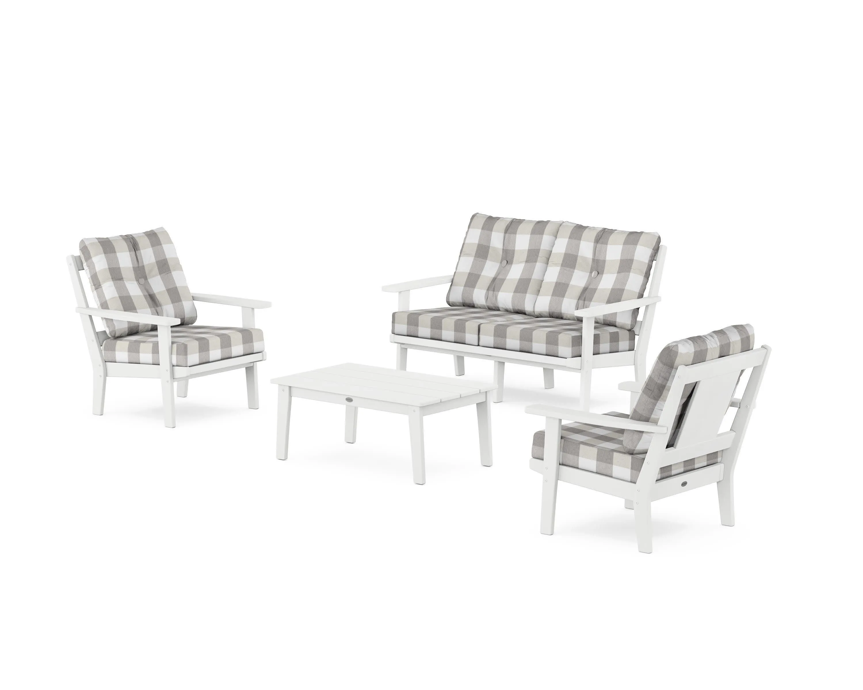Prairie 4-Piece Deep Seating Set with Loveseat