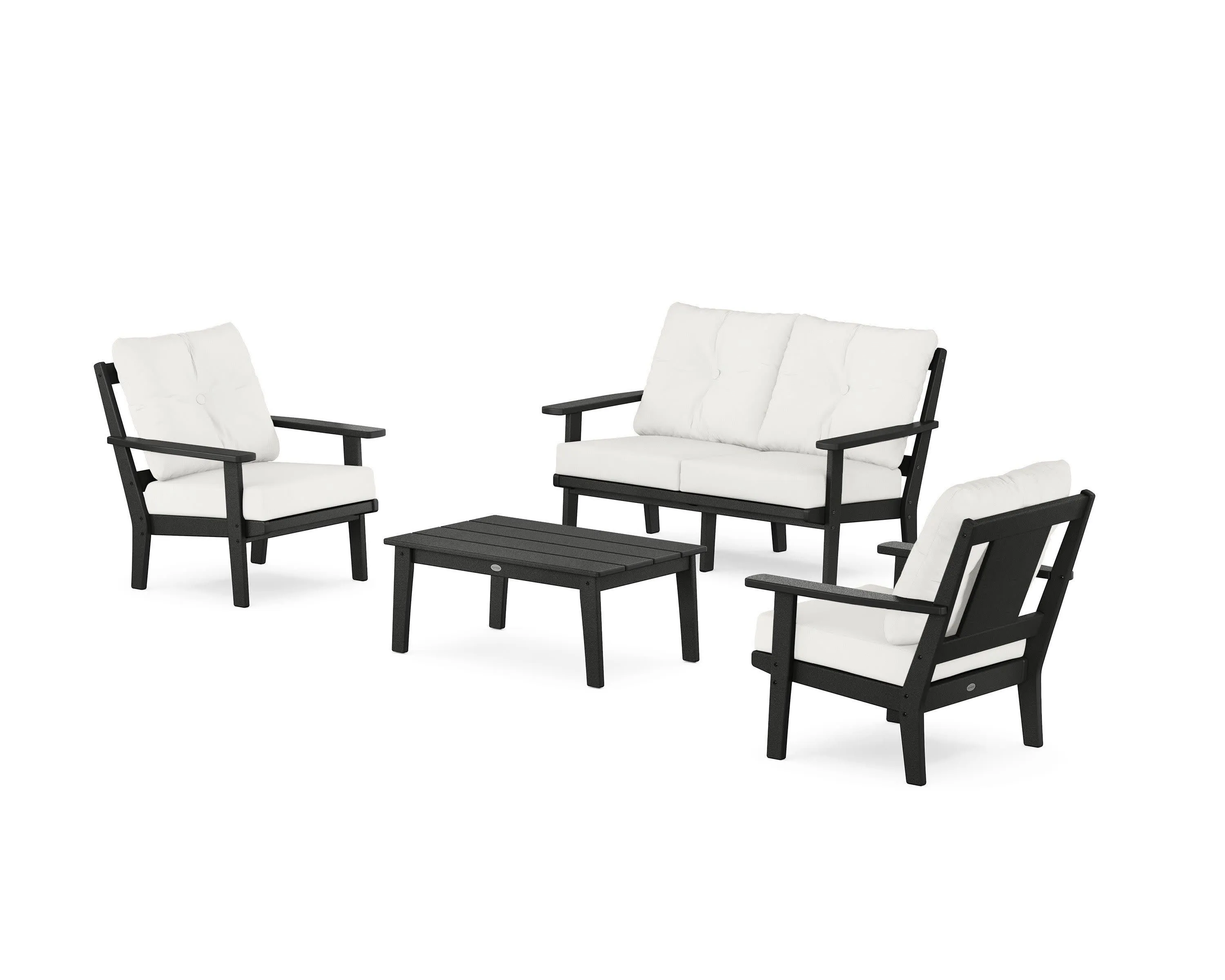 Prairie 4-Piece Deep Seating Set with Loveseat