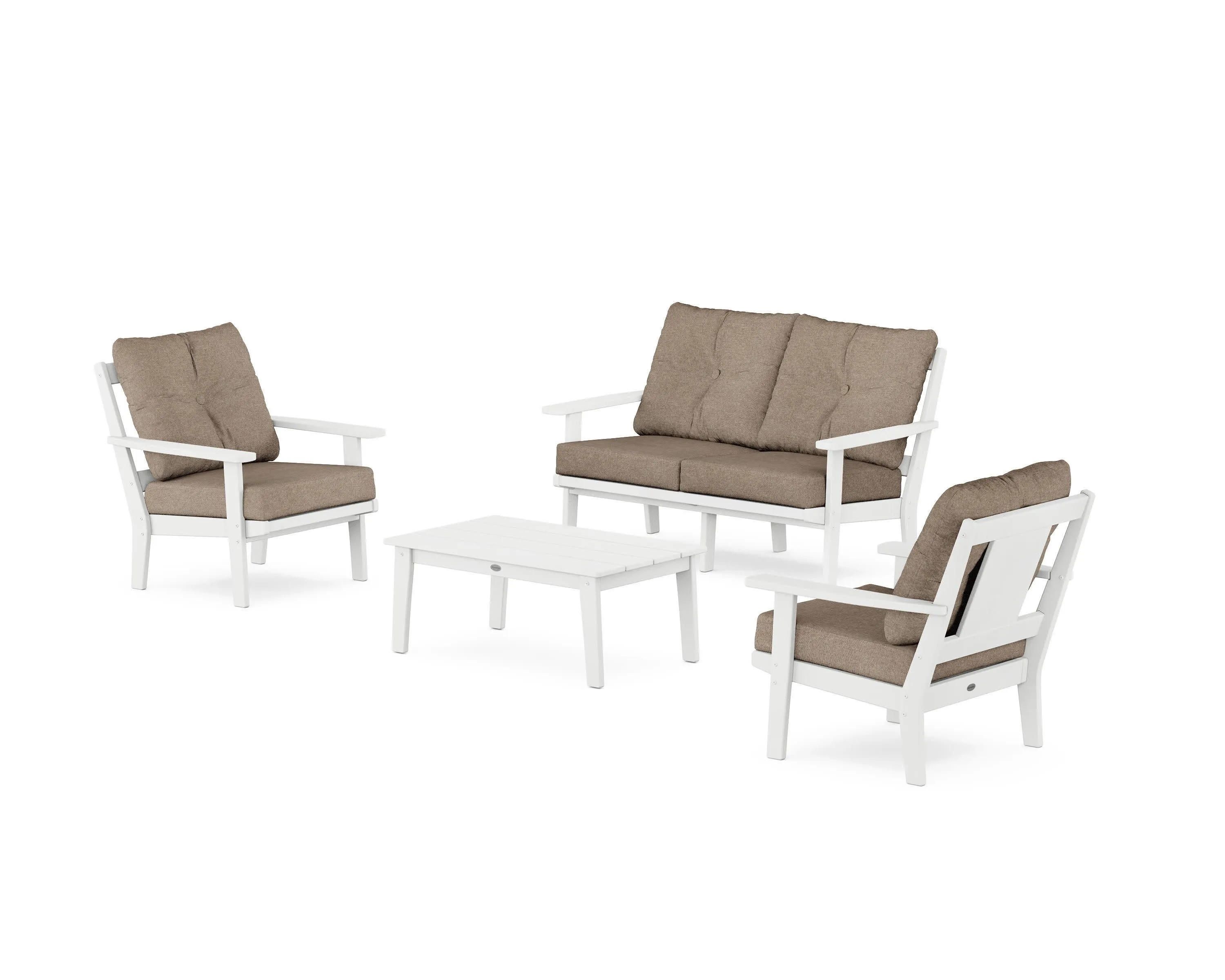 Prairie 4-Piece Deep Seating Set with Loveseat
