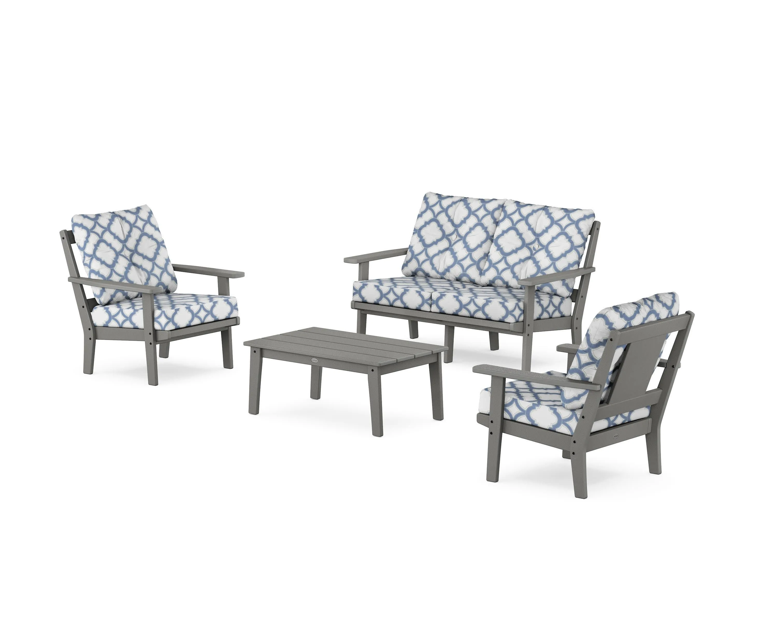 Prairie 4-Piece Deep Seating Set with Loveseat