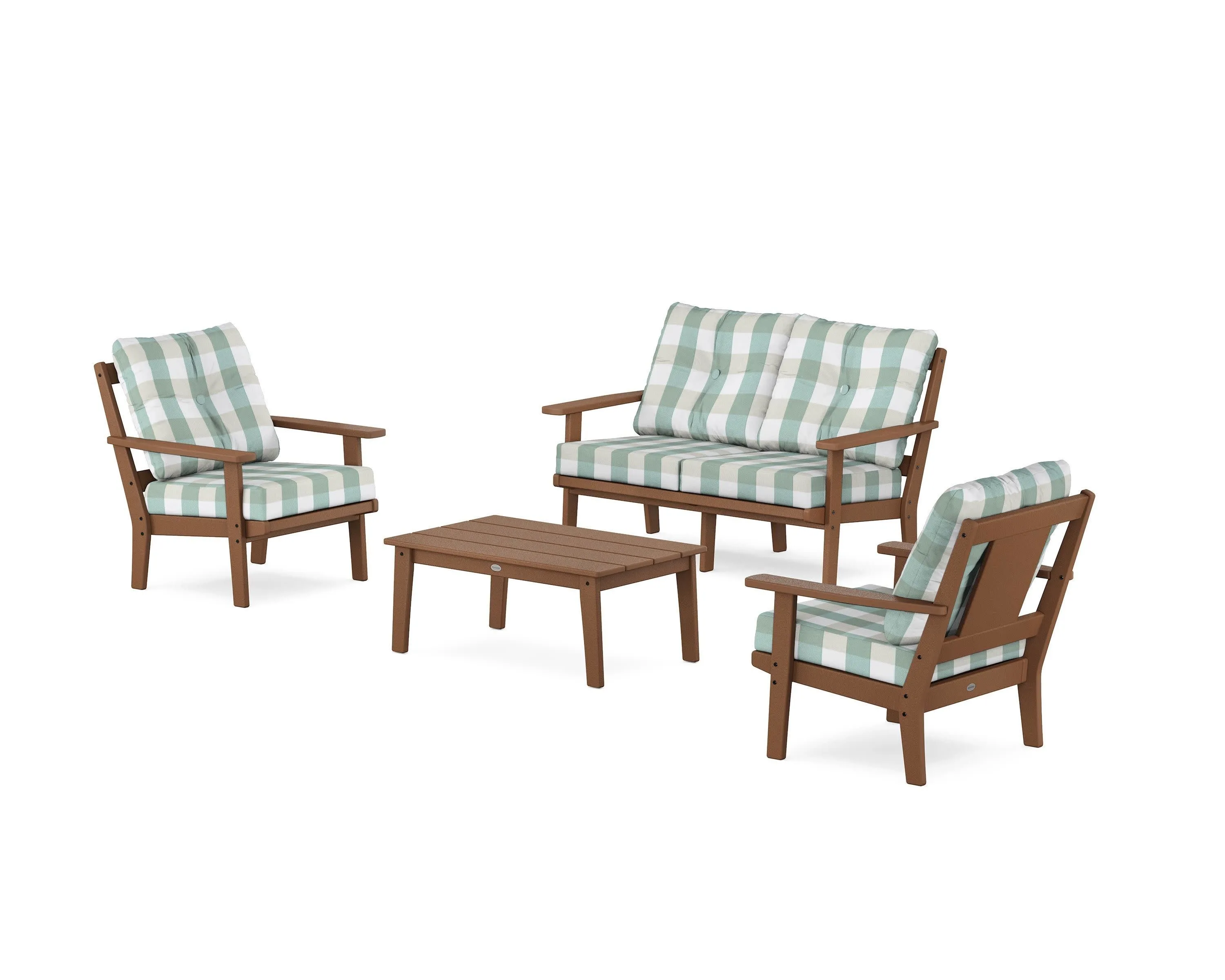 Prairie 4-Piece Deep Seating Set with Loveseat