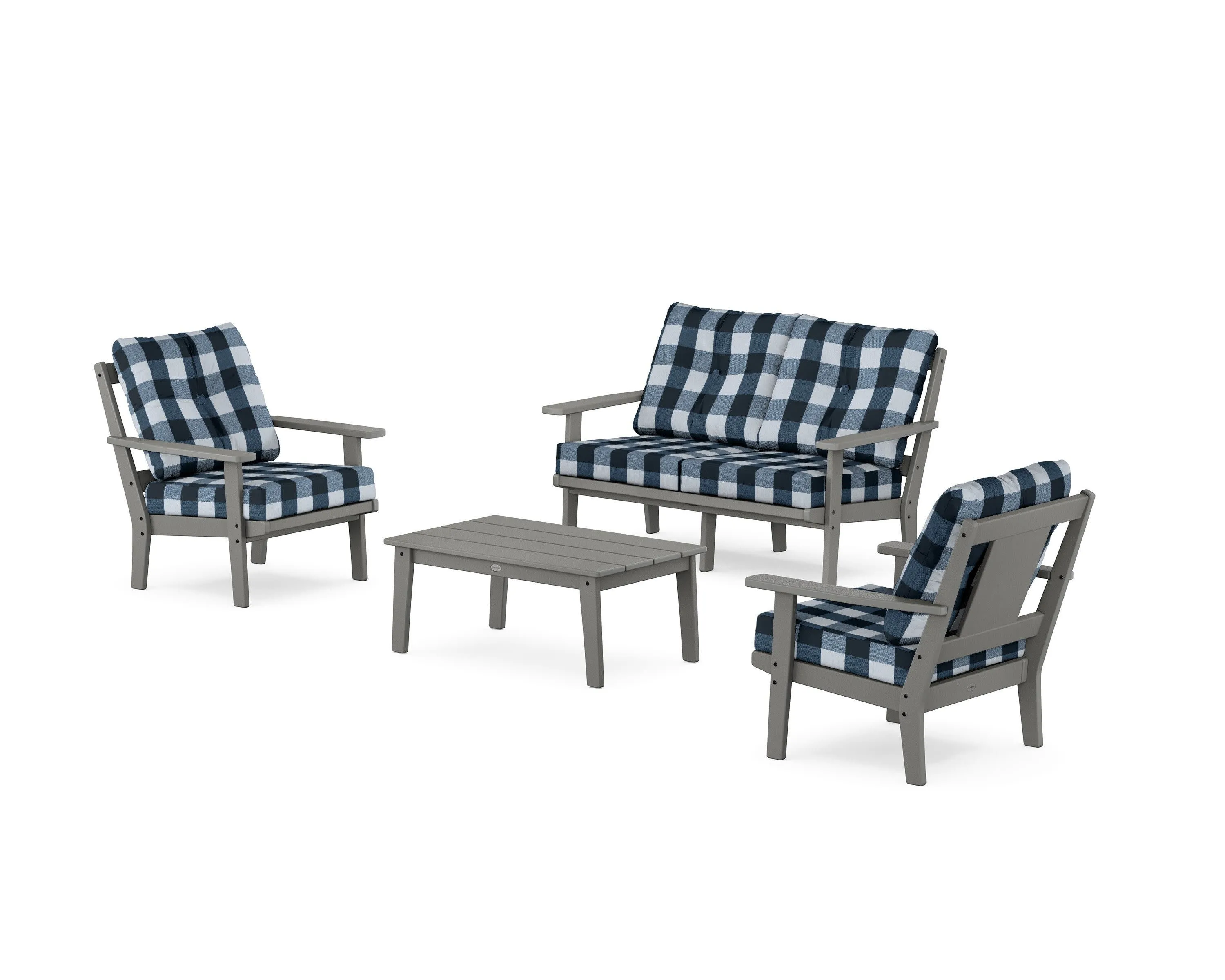 Prairie 4-Piece Deep Seating Set with Loveseat