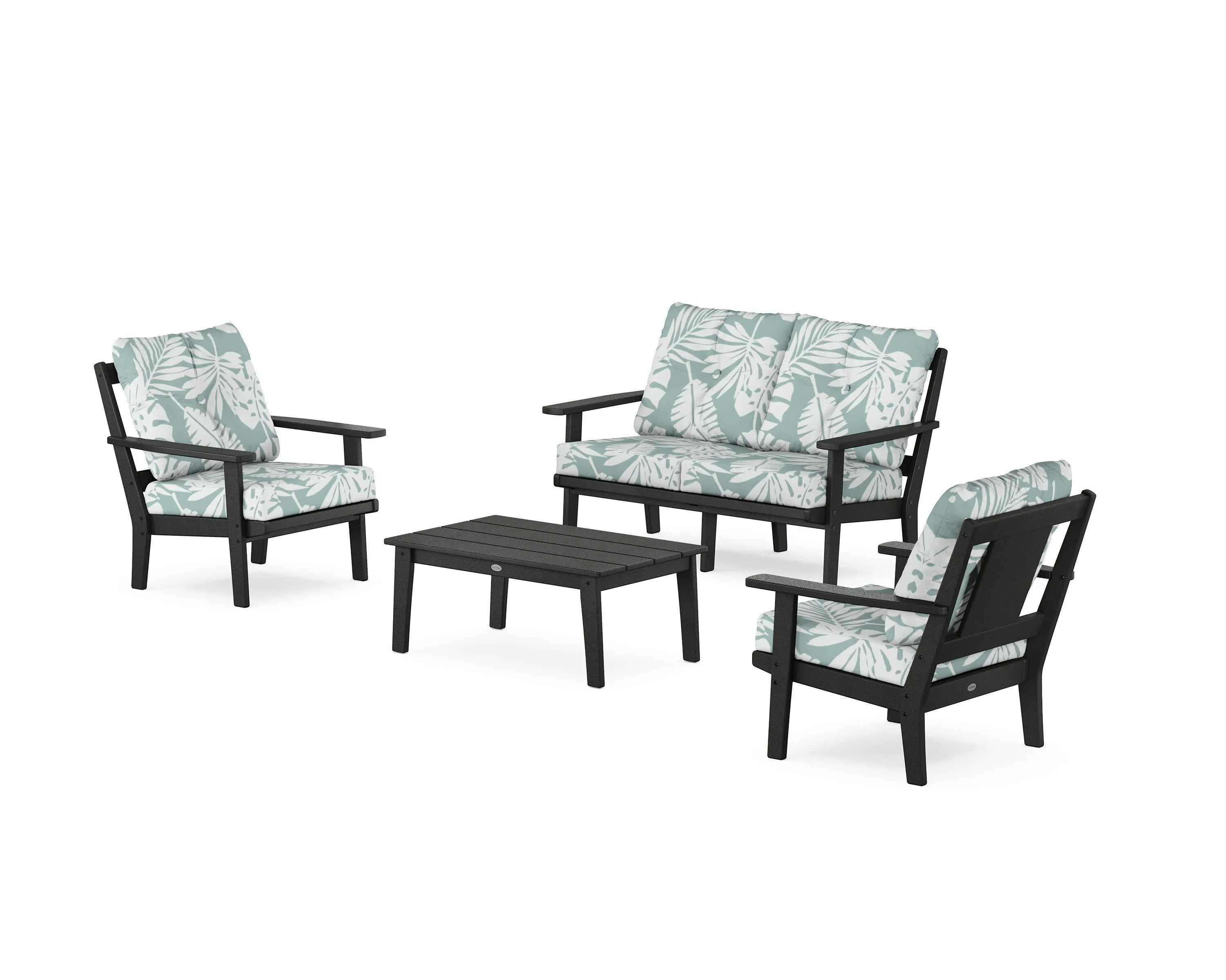 Prairie 4-Piece Deep Seating Set with Loveseat