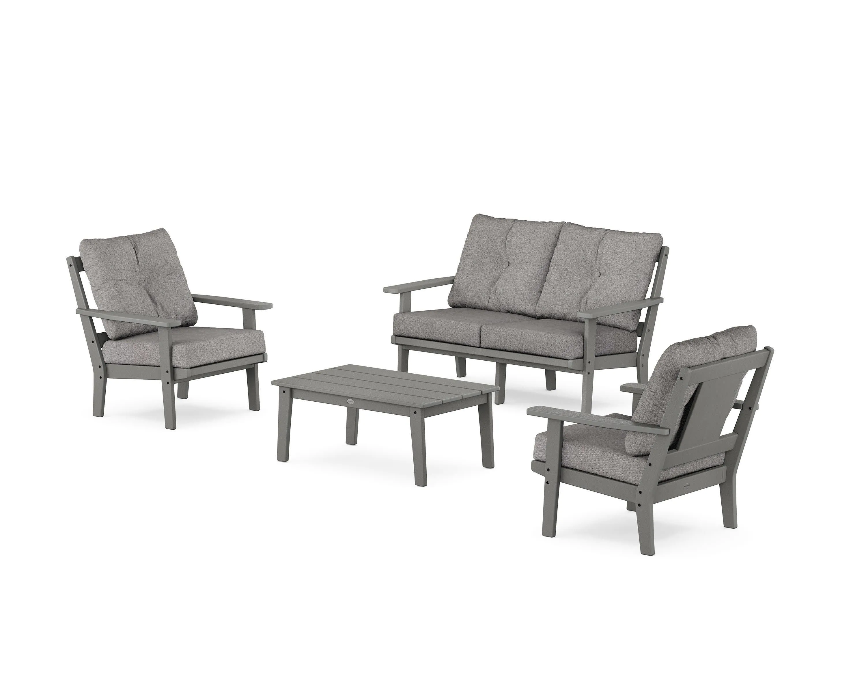 Prairie 4-Piece Deep Seating Set with Loveseat