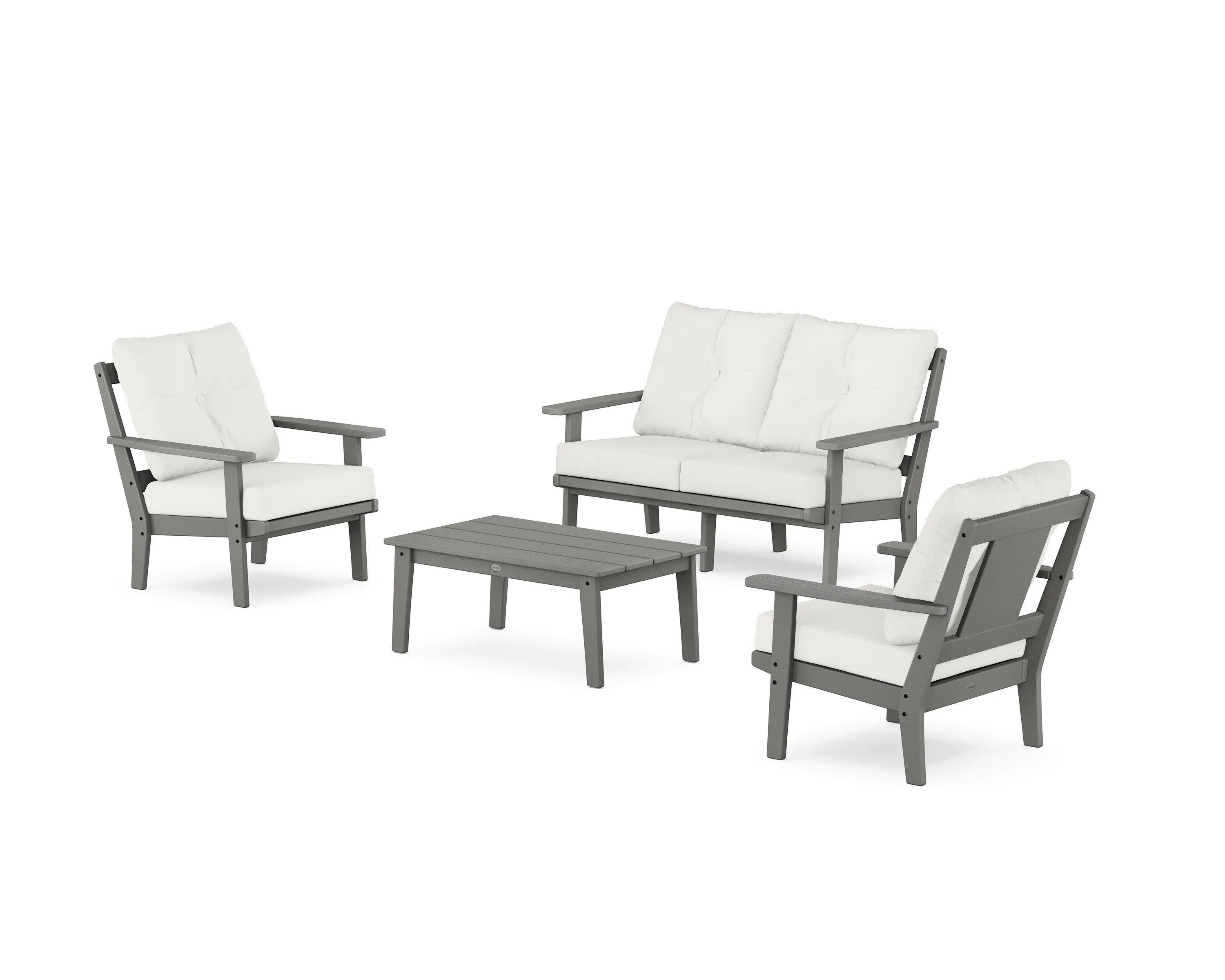 Prairie 4-Piece Deep Seating Set with Loveseat