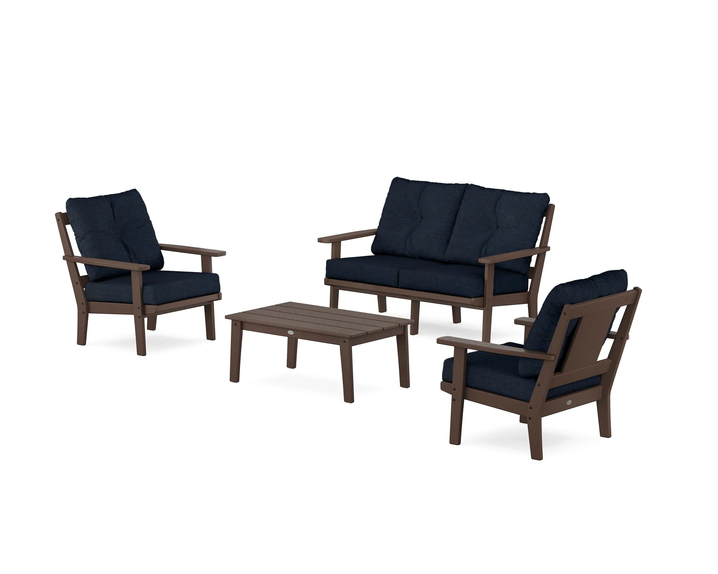 Prairie 4-Piece Deep Seating Set with Loveseat