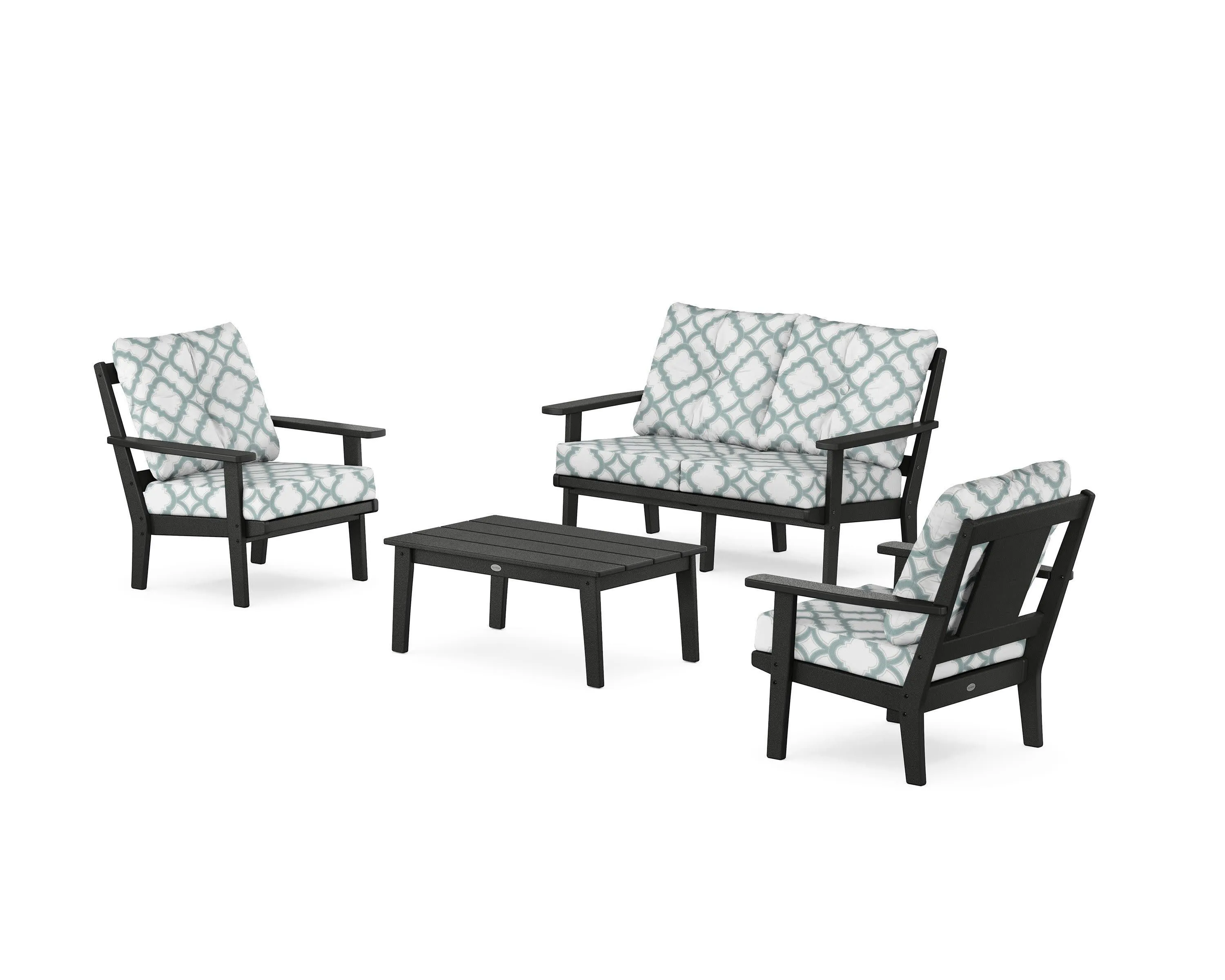 Prairie 4-Piece Deep Seating Set with Loveseat