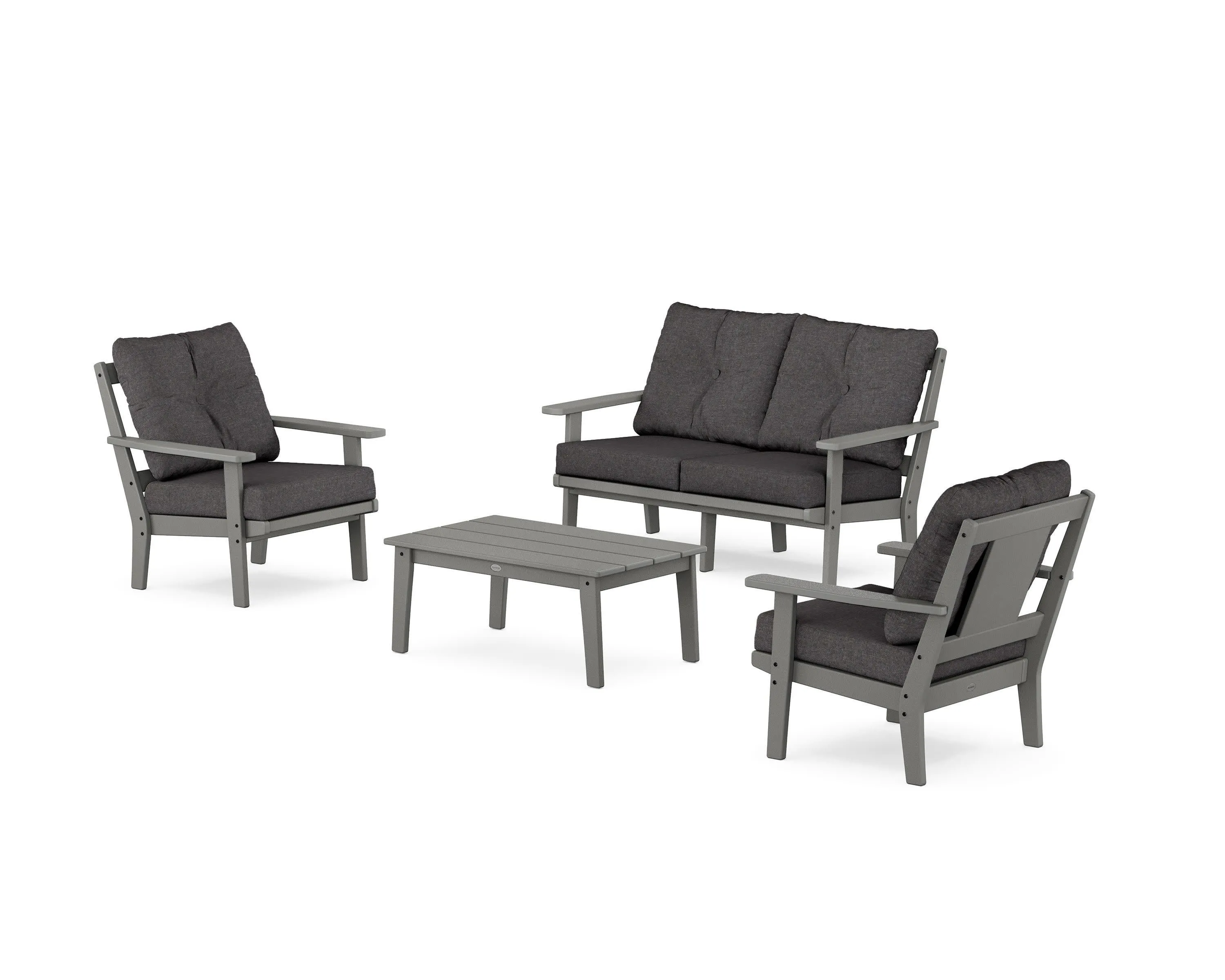 Prairie 4-Piece Deep Seating Set with Loveseat