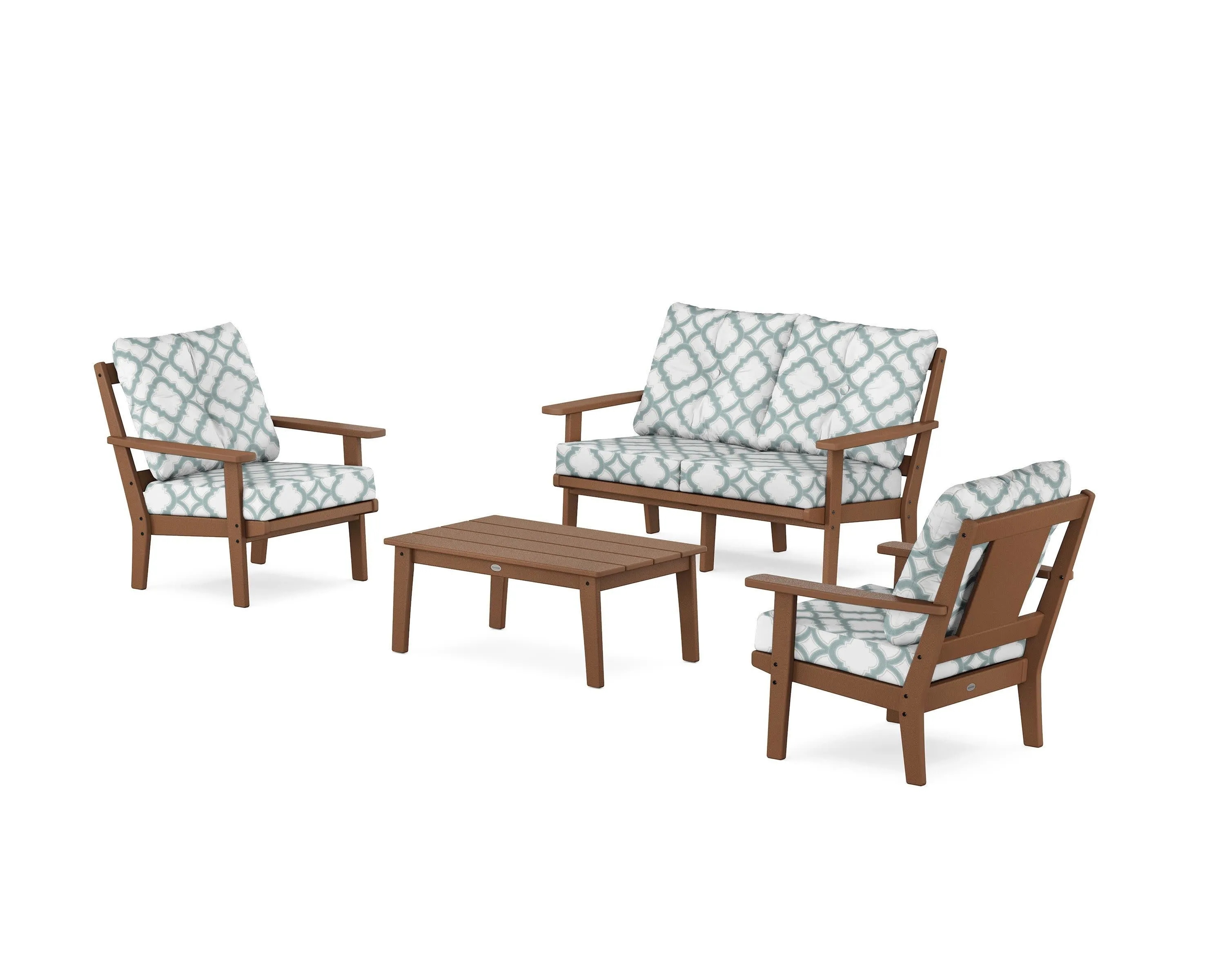 Prairie 4-Piece Deep Seating Set with Loveseat