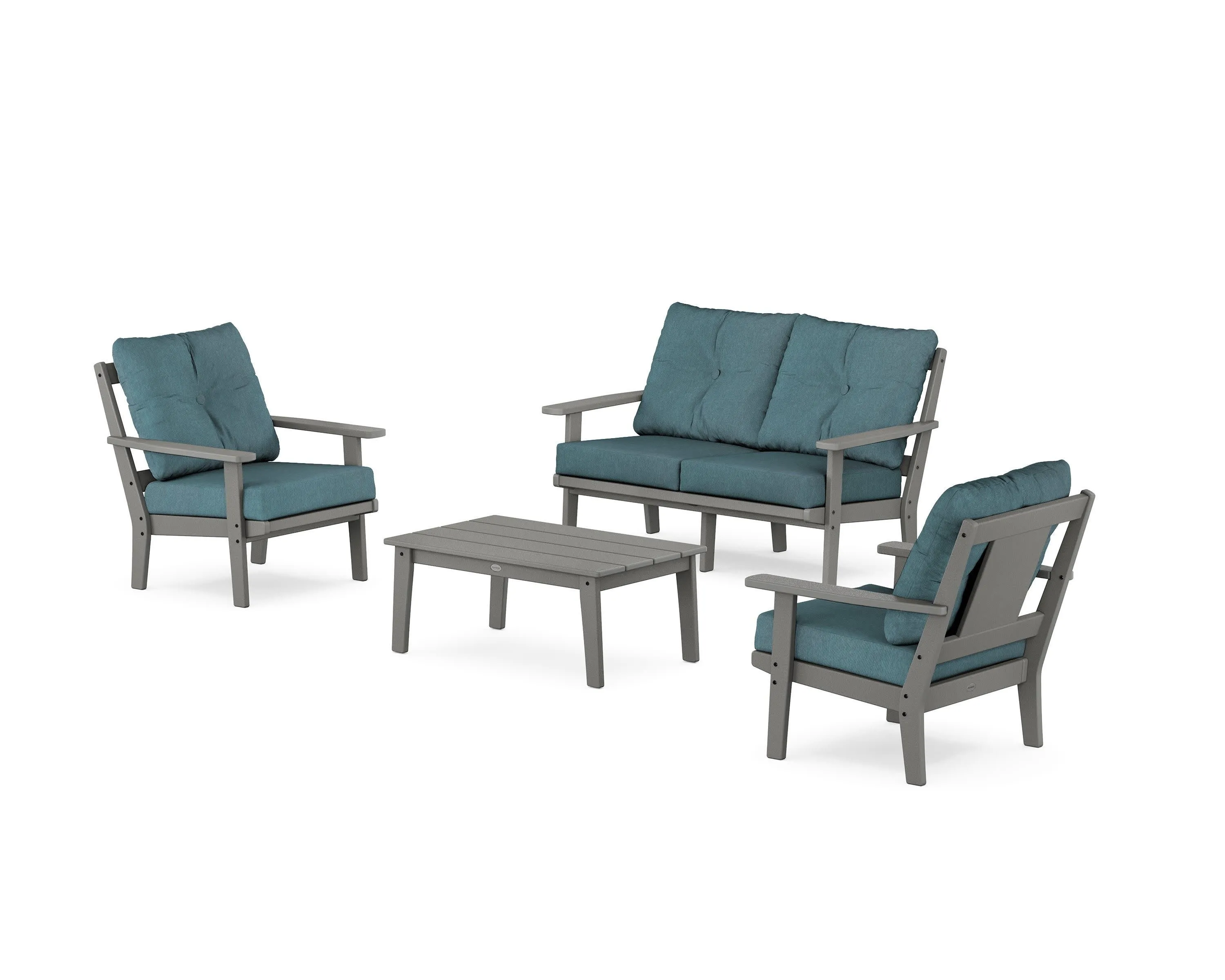 Prairie 4-Piece Deep Seating Set with Loveseat