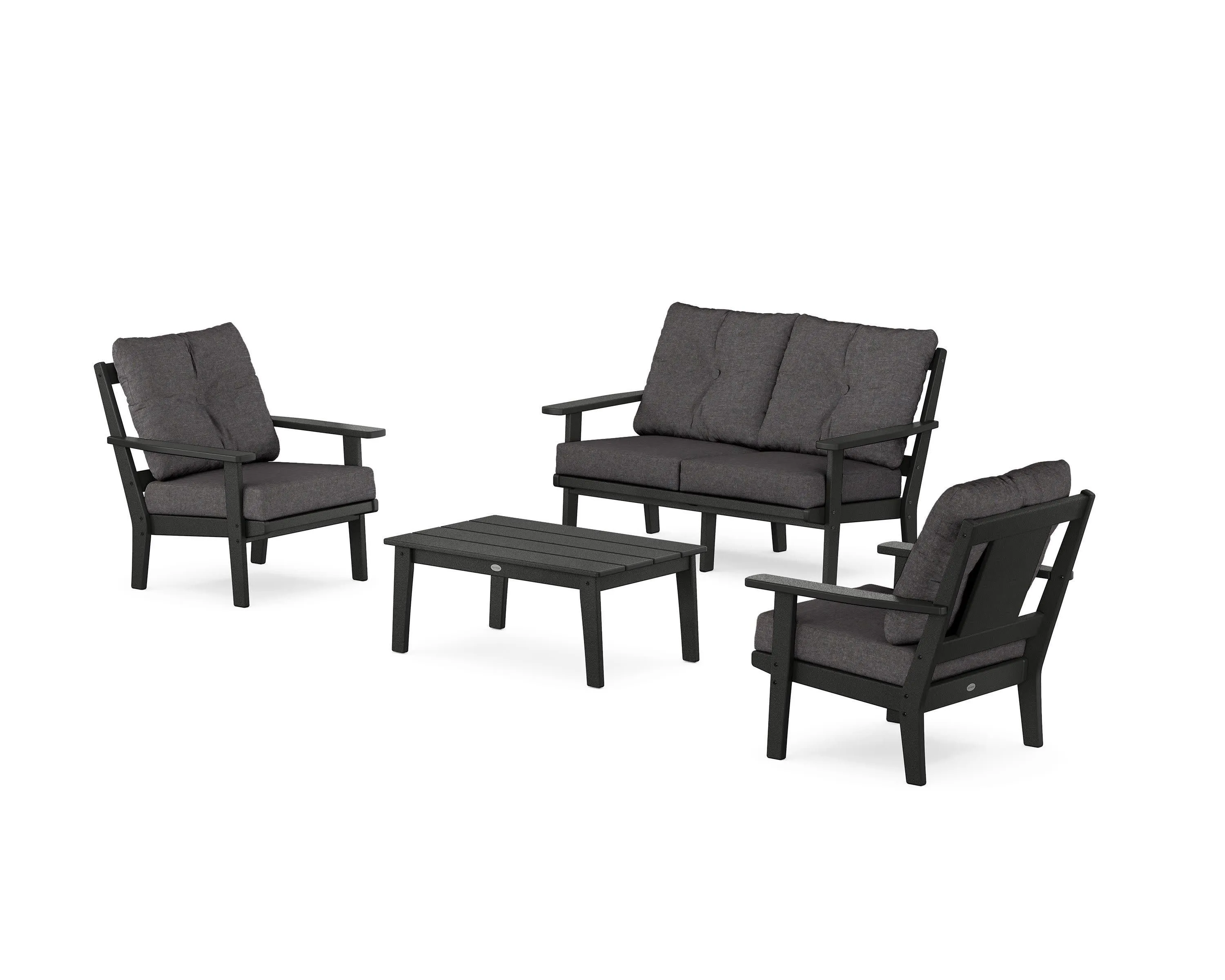 Prairie 4-Piece Deep Seating Set with Loveseat