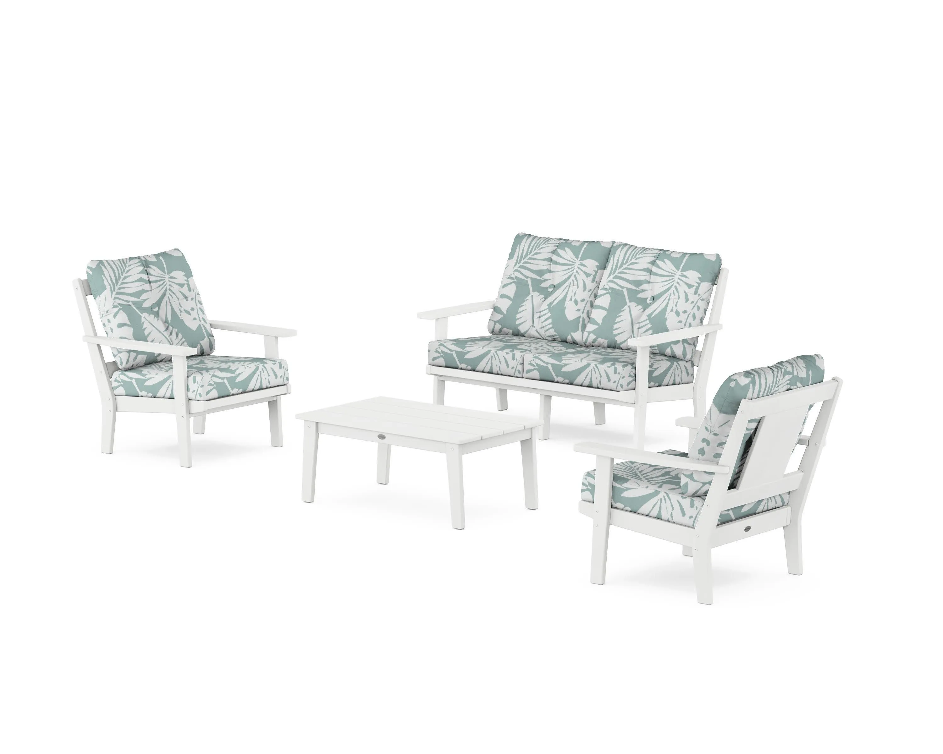 Prairie 4-Piece Deep Seating Set with Loveseat
