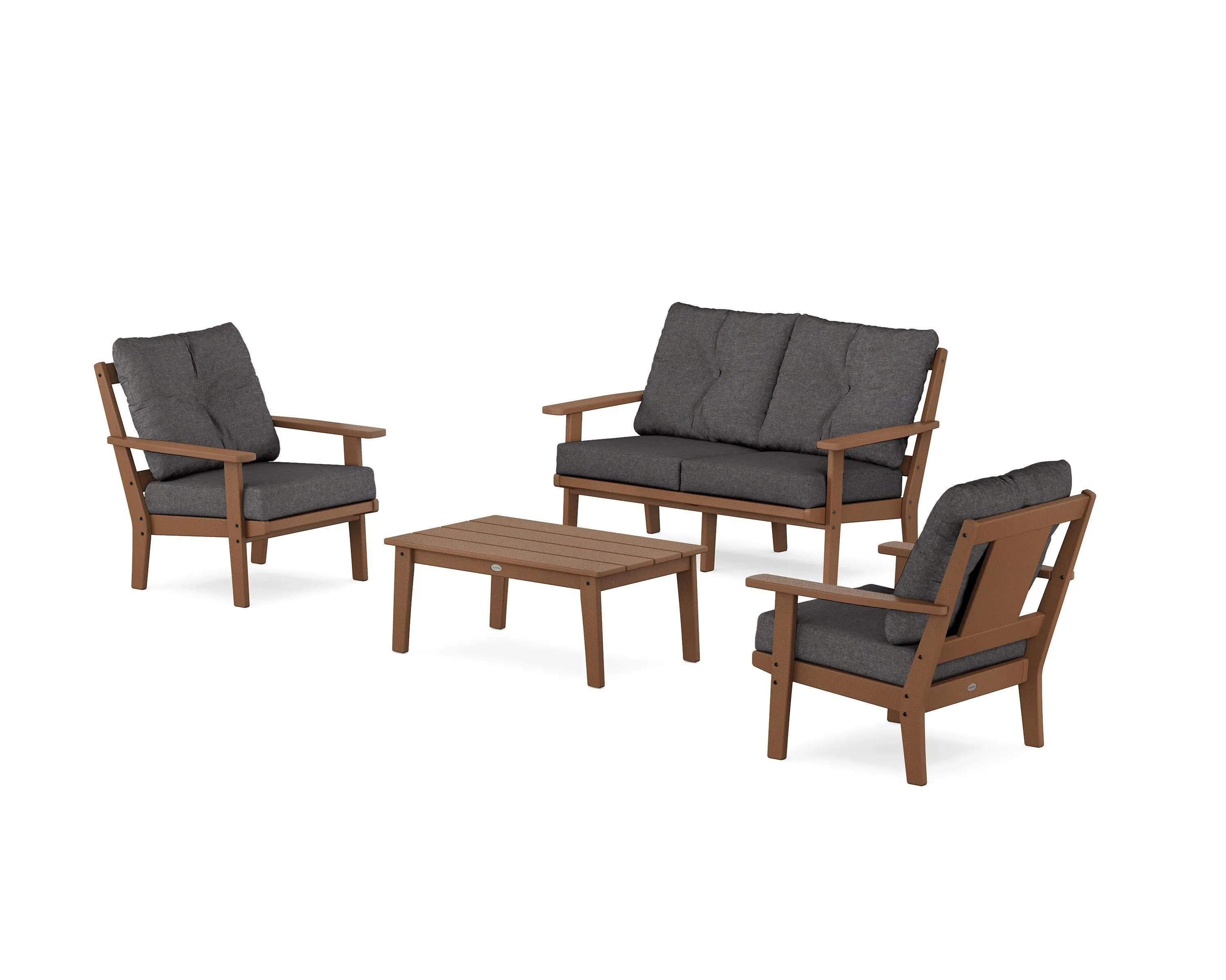 Prairie 4-Piece Deep Seating Set with Loveseat