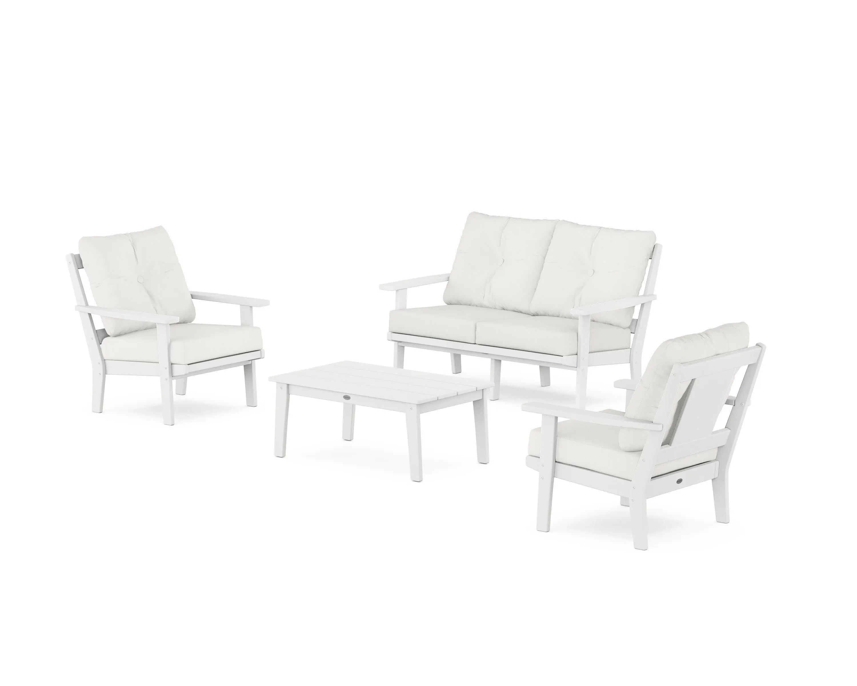 Prairie 4-Piece Deep Seating Set with Loveseat
