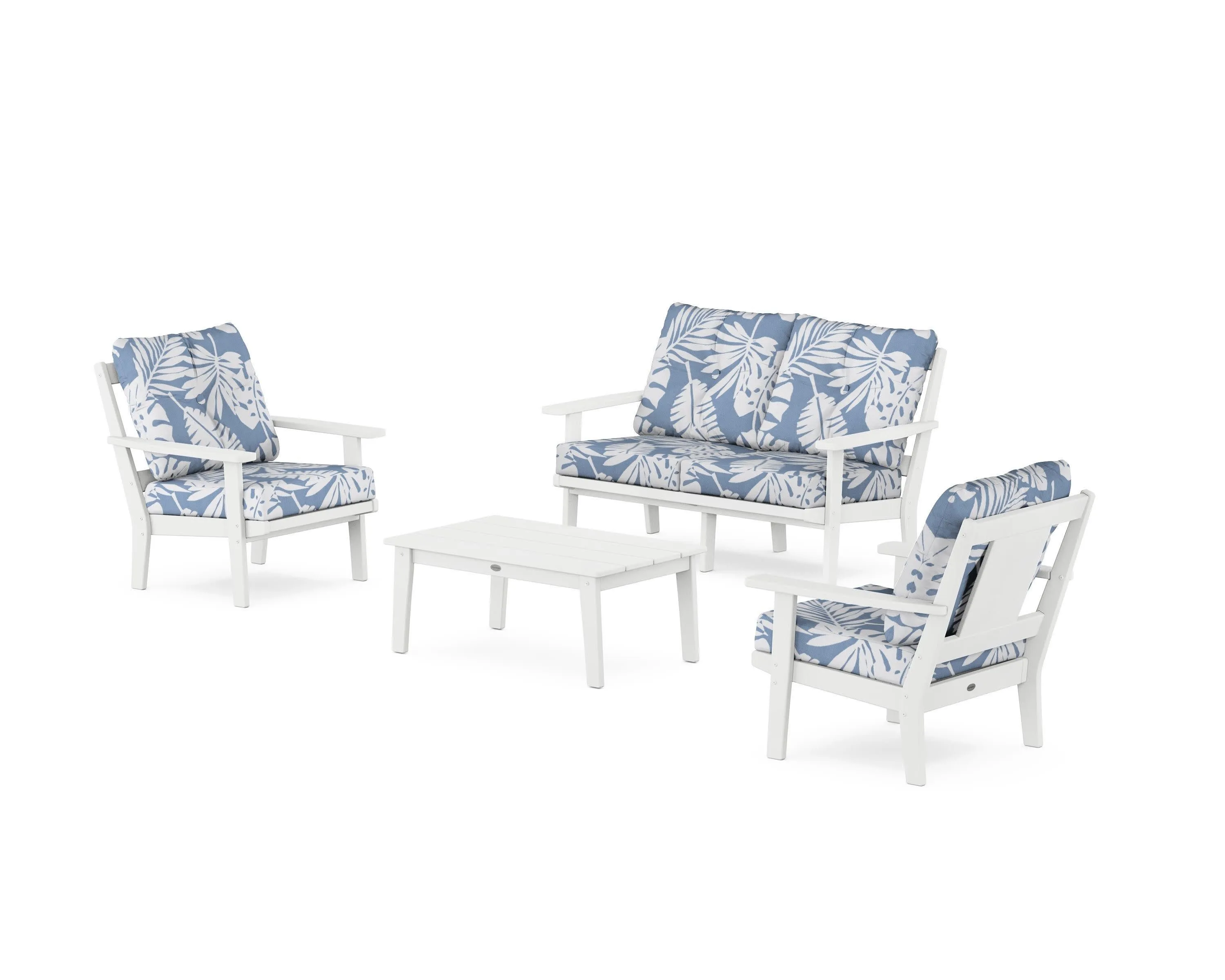 Prairie 4-Piece Deep Seating Set with Loveseat