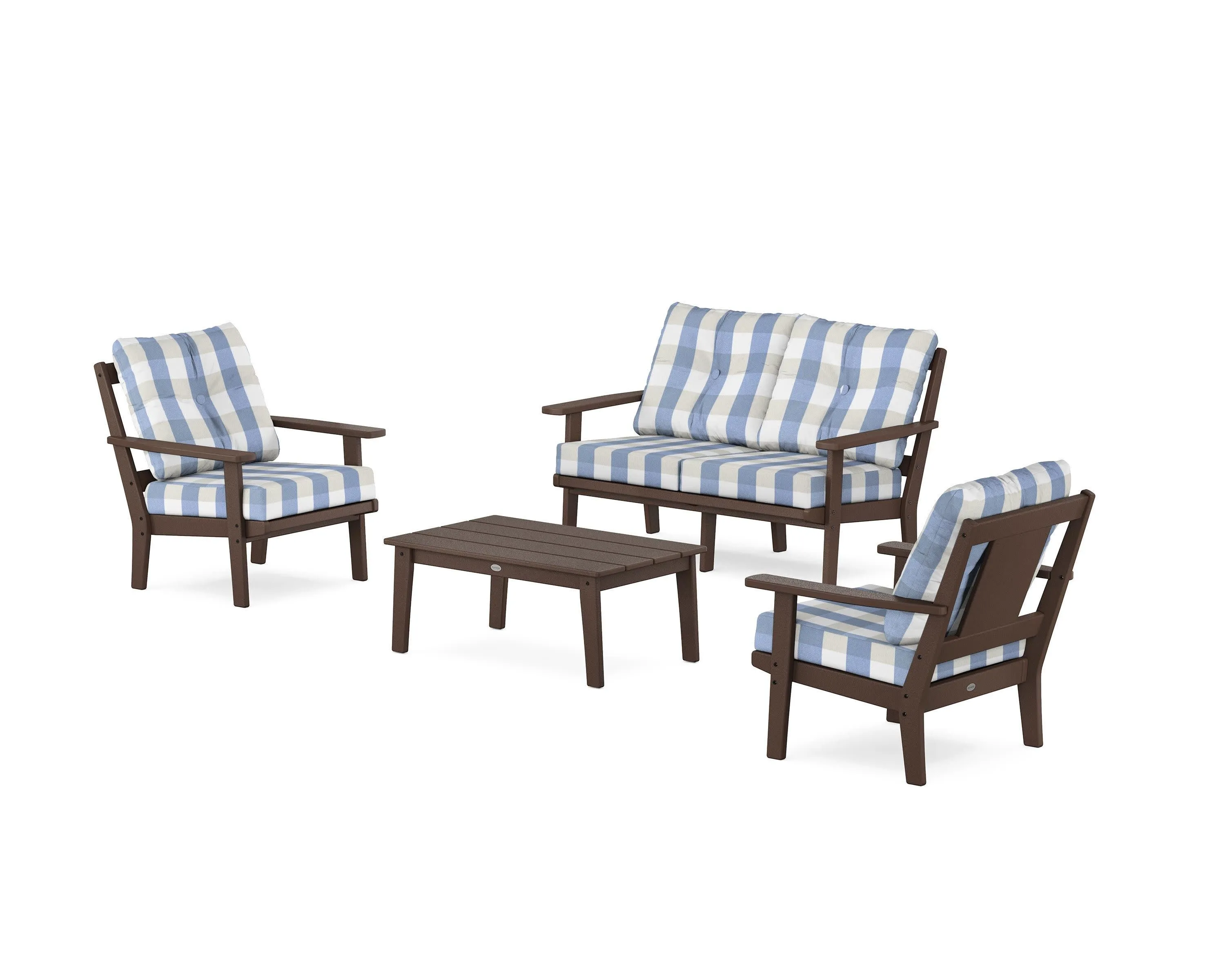 Prairie 4-Piece Deep Seating Set with Loveseat