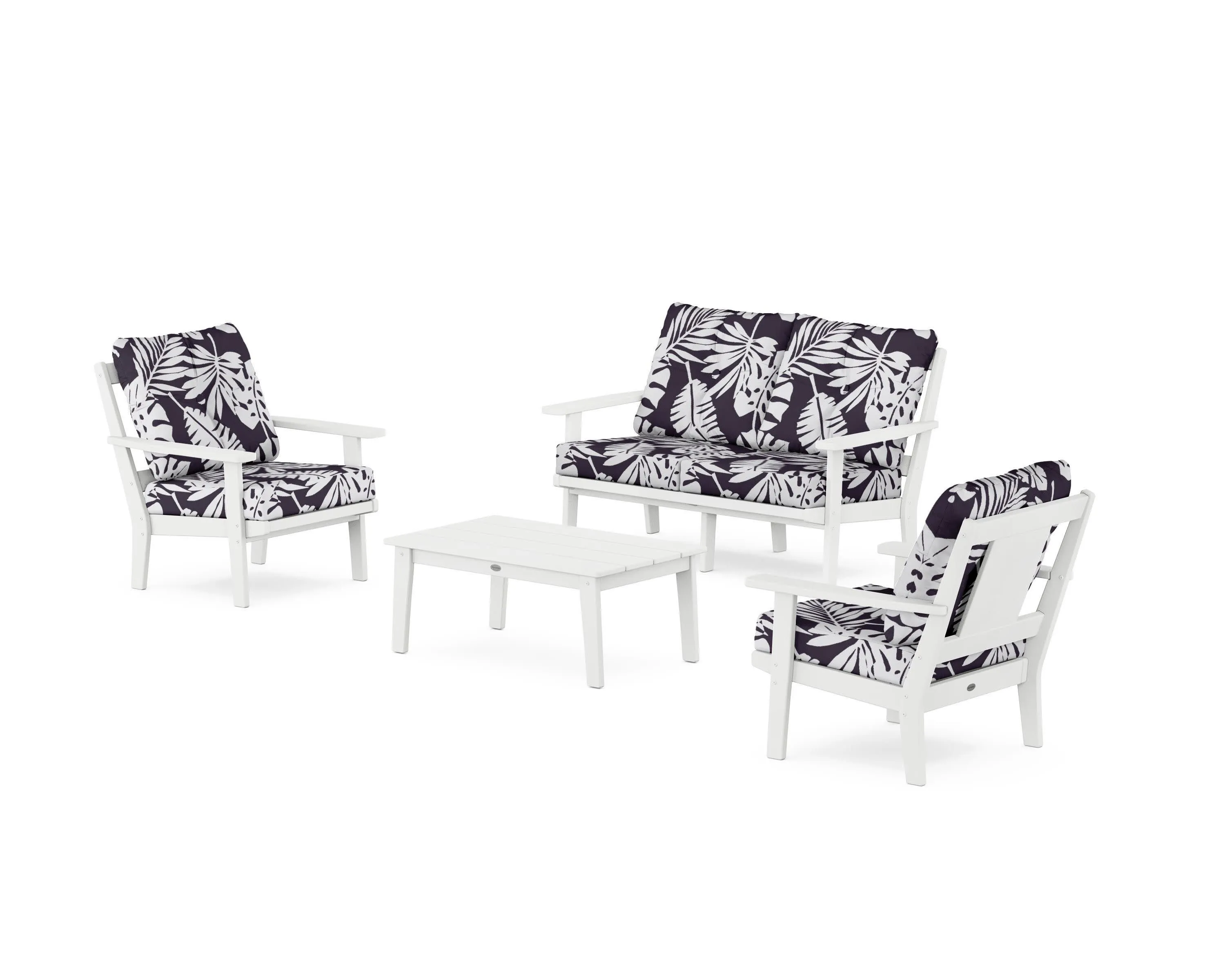 Prairie 4-Piece Deep Seating Set with Loveseat