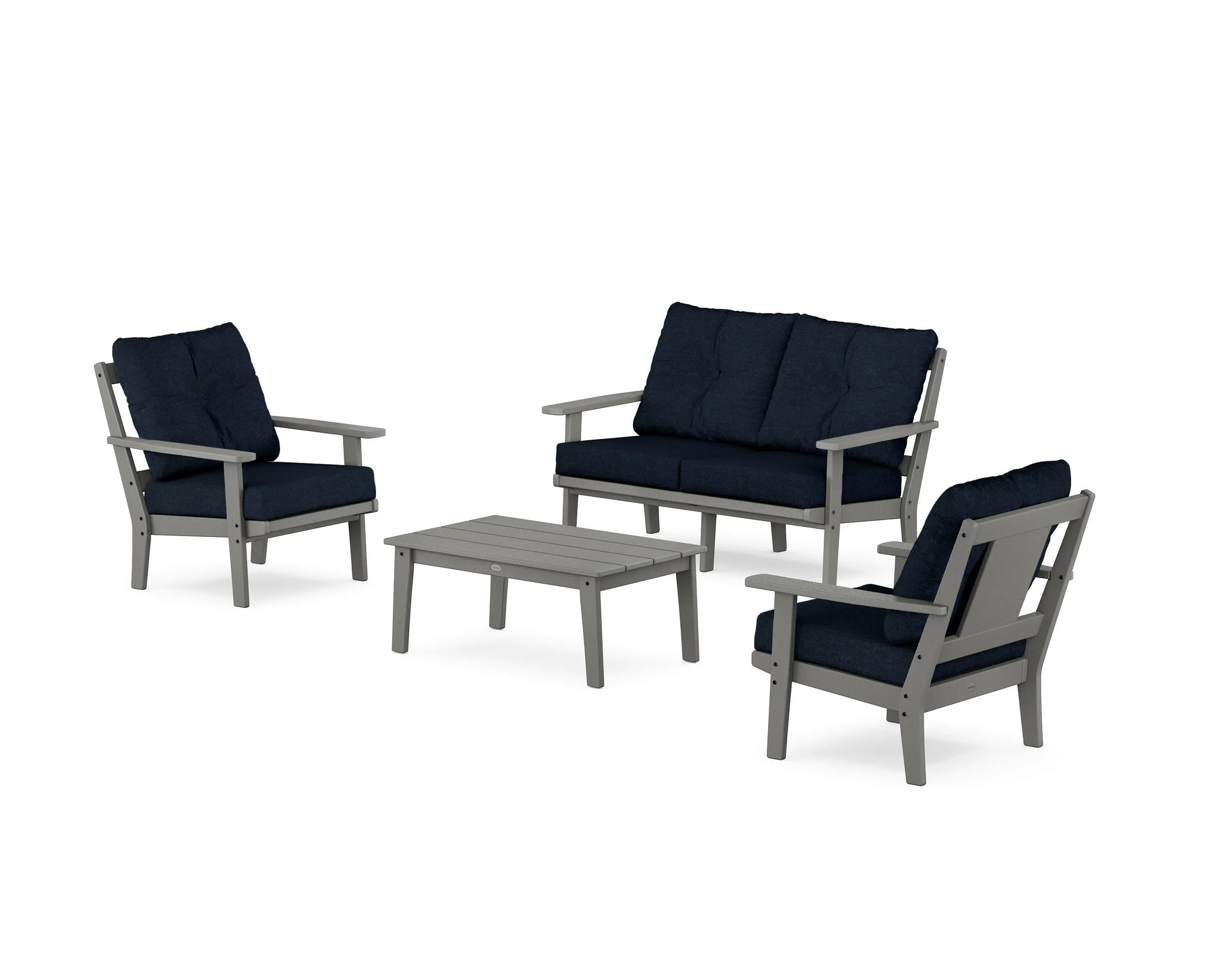 Prairie 4-Piece Deep Seating Set with Loveseat