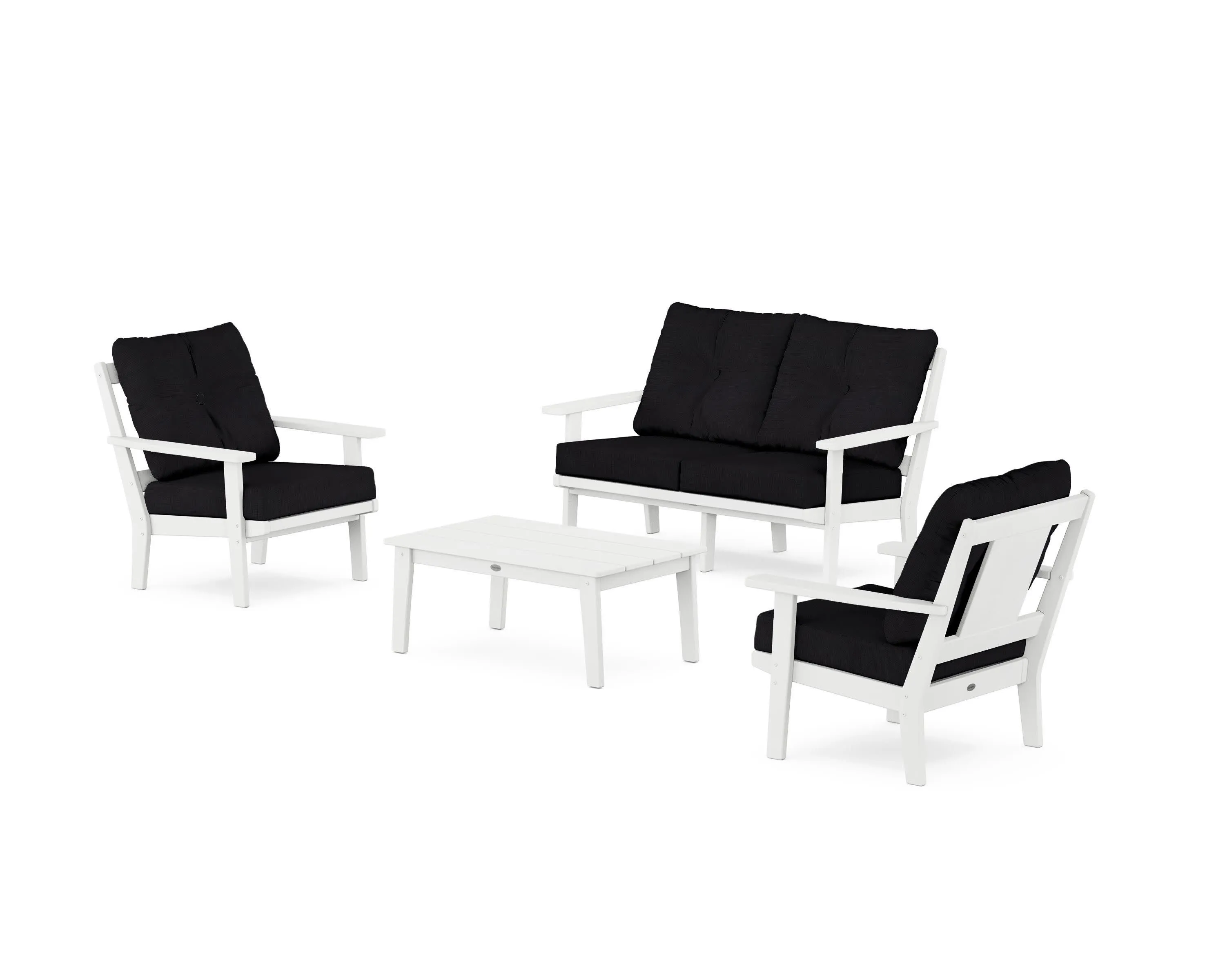 Prairie 4-Piece Deep Seating Set with Loveseat