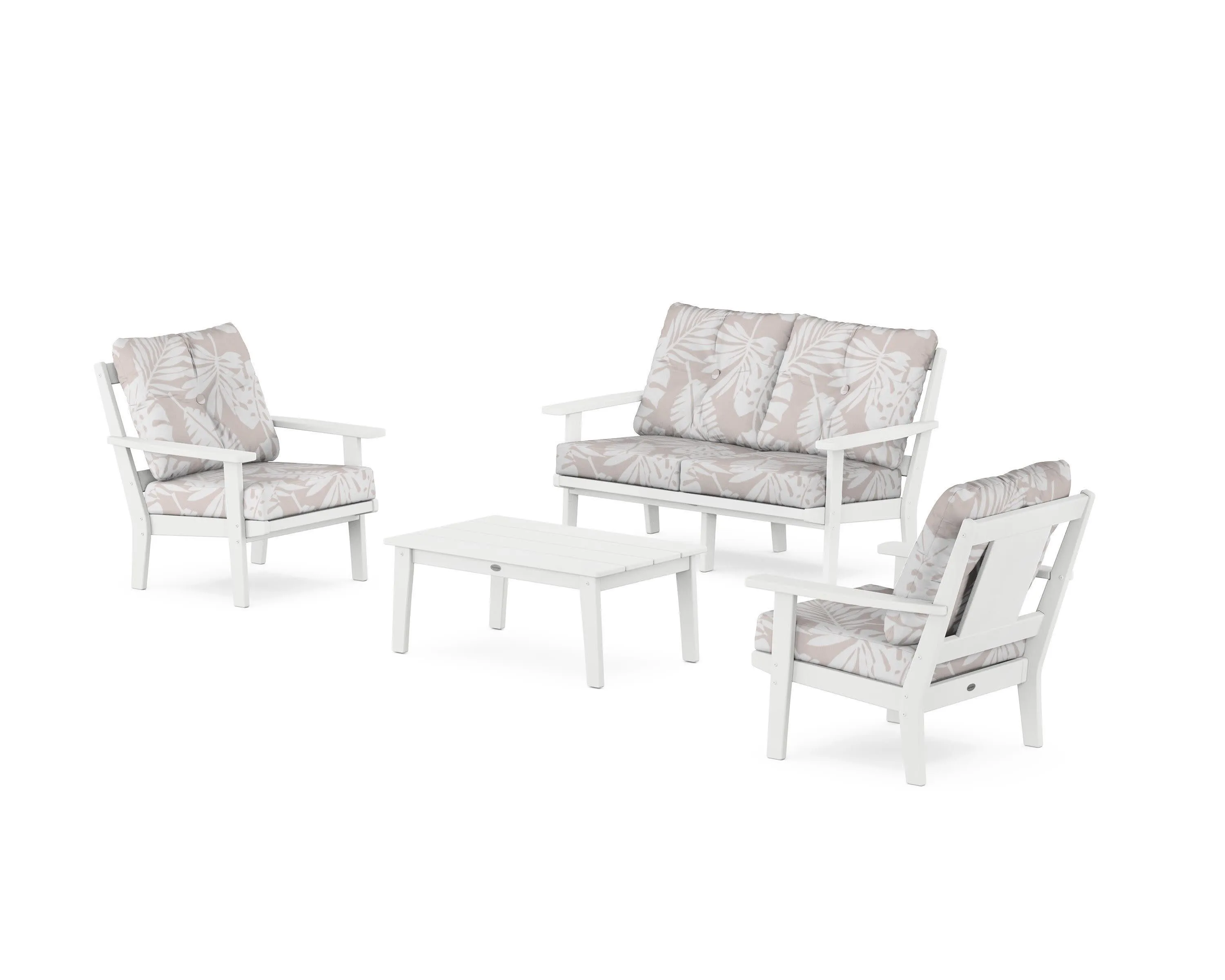 Prairie 4-Piece Deep Seating Set with Loveseat