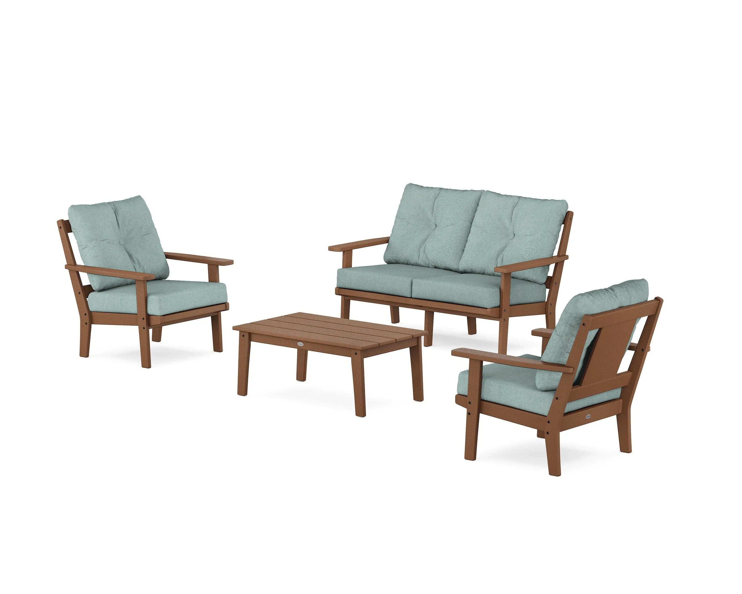 Prairie 4-Piece Deep Seating Set with Loveseat