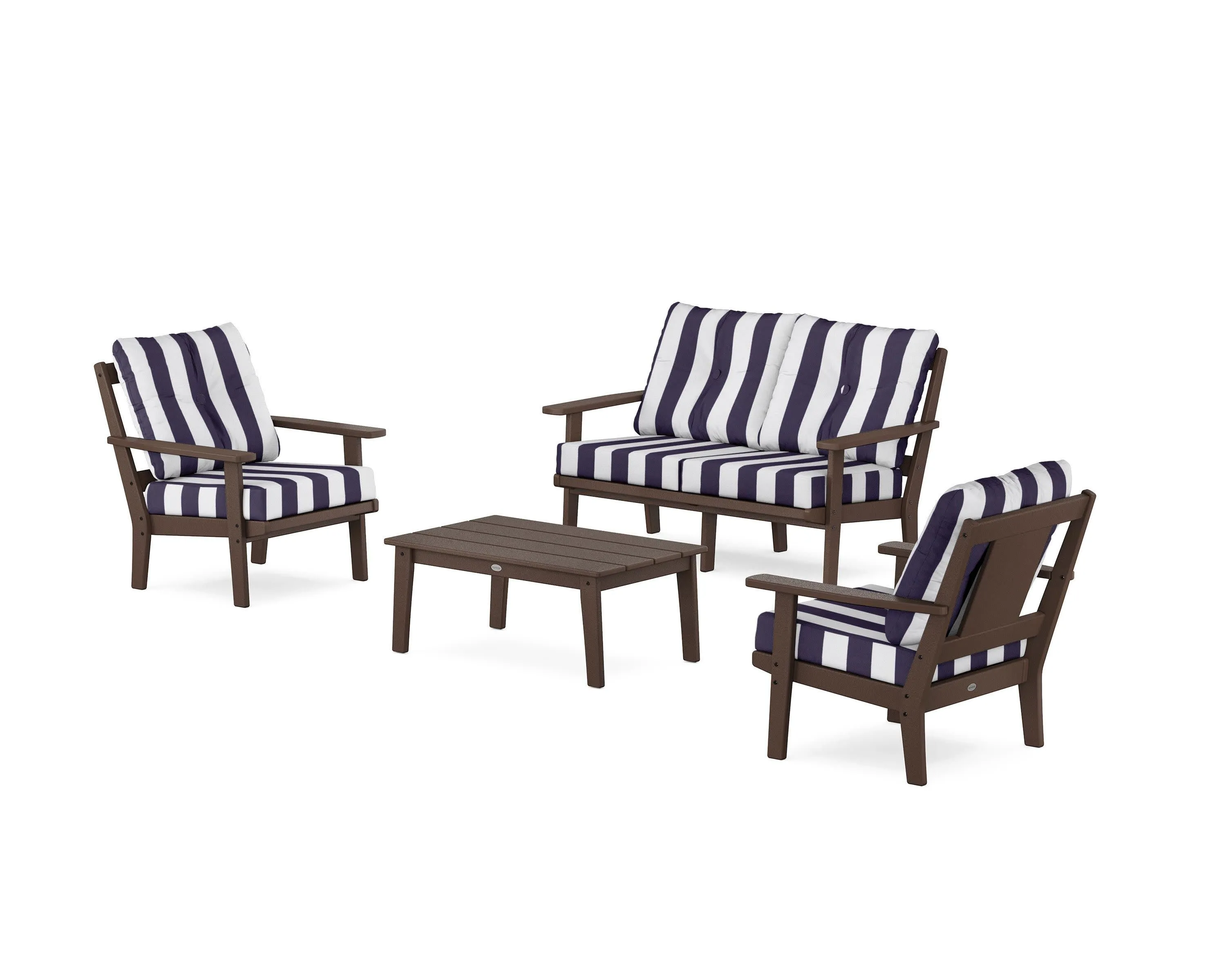 Prairie 4-Piece Deep Seating Set with Loveseat