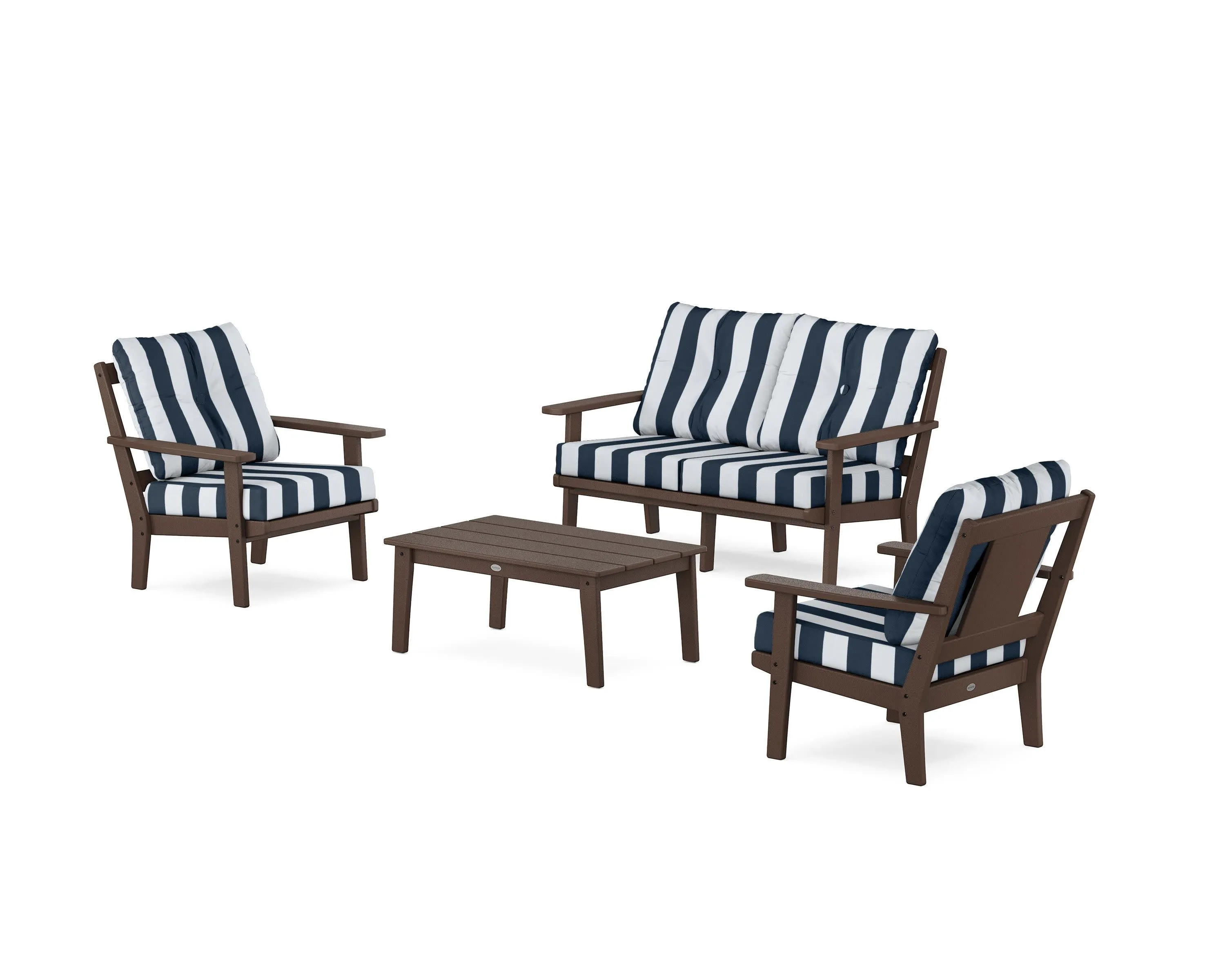 Prairie 4-Piece Deep Seating Set with Loveseat